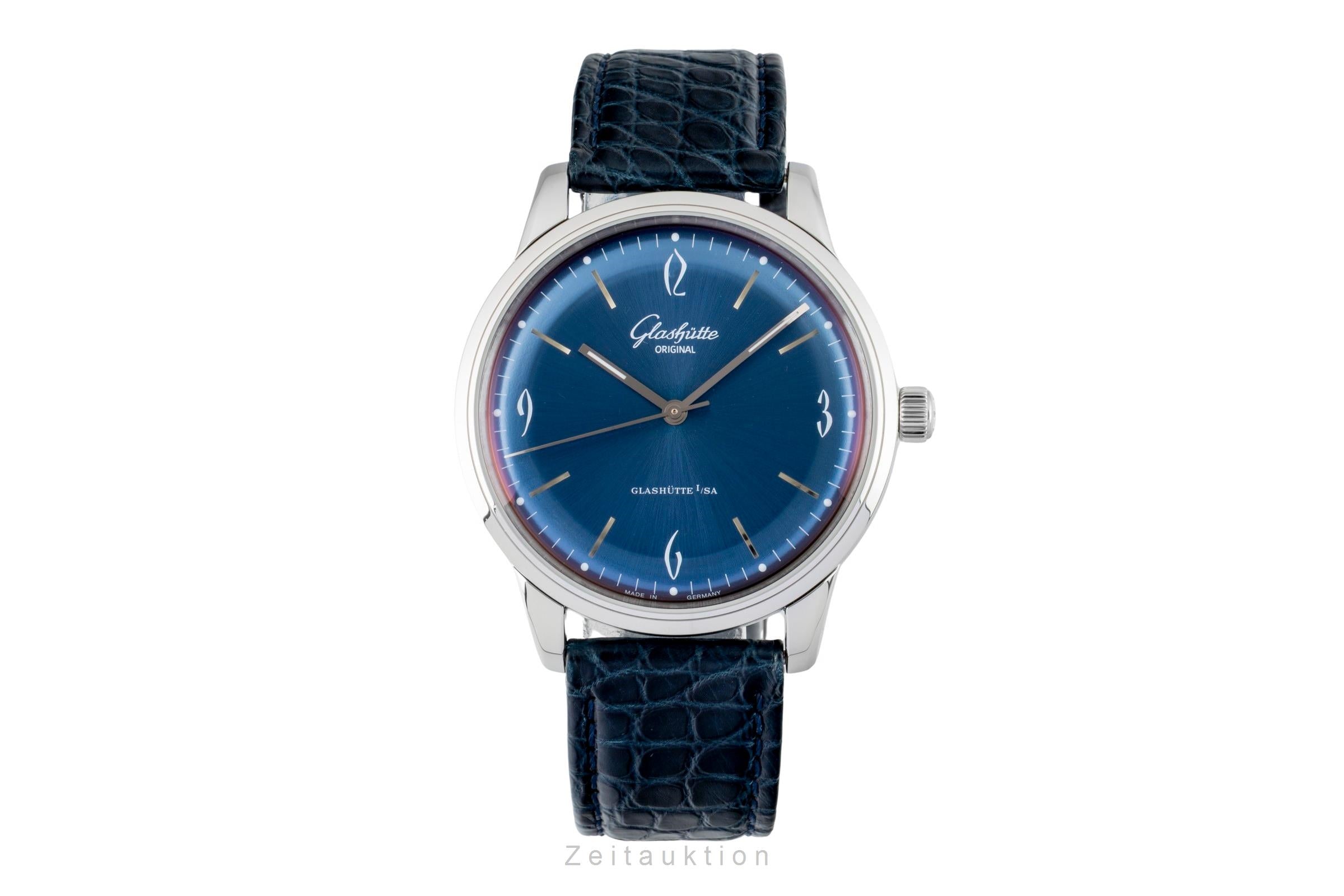Glashütte Sixties acero automático reloj para caballeros 1-39-52-06-02-04 LP: 7100EUR  [2602800]