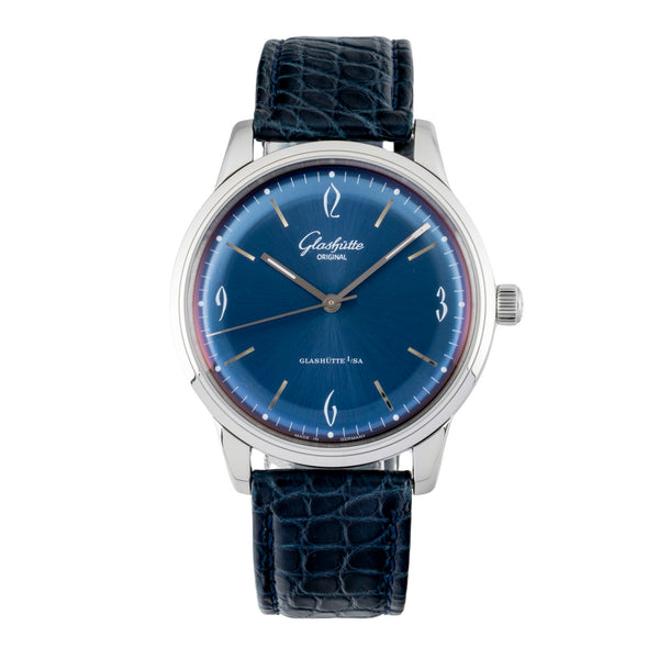 Glashütte Sixties acero automático reloj para caballeros 1-39-52-06-02-04 LP: 7100EUR  [2602800]