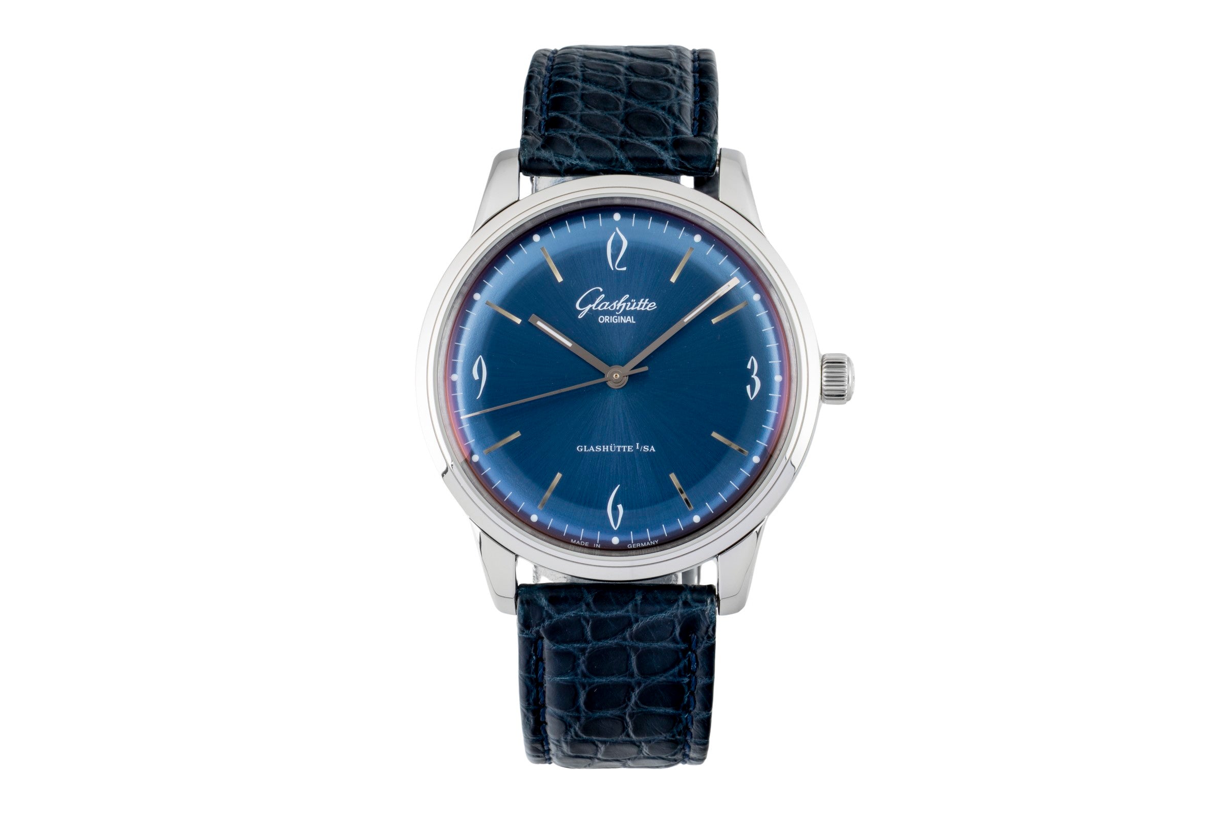 Glashütte Sixties acero automático reloj para caballeros 1-39-52-06-02-04 LP: 7100EUR  [2602800]