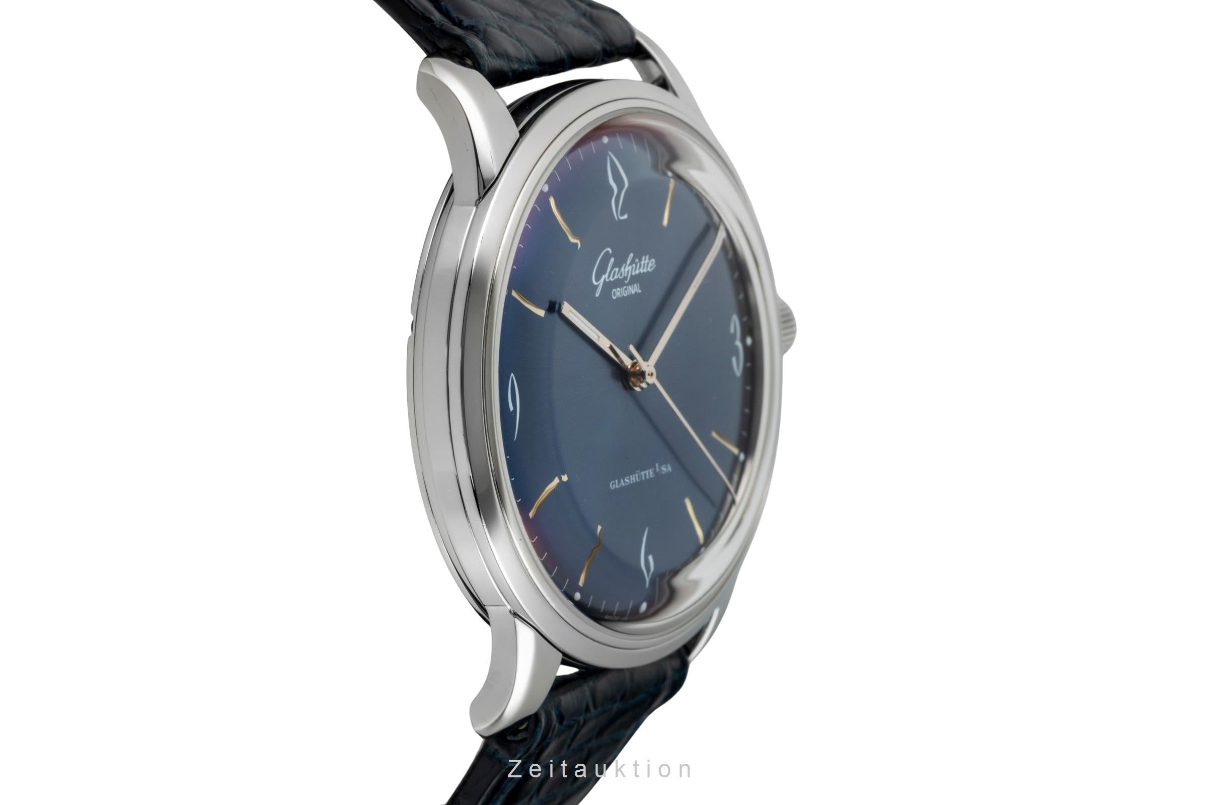 Glashütte Sixties acero automático reloj para caballeros 1-39-52-06-02-04 LP: 7100EUR  [2602800]