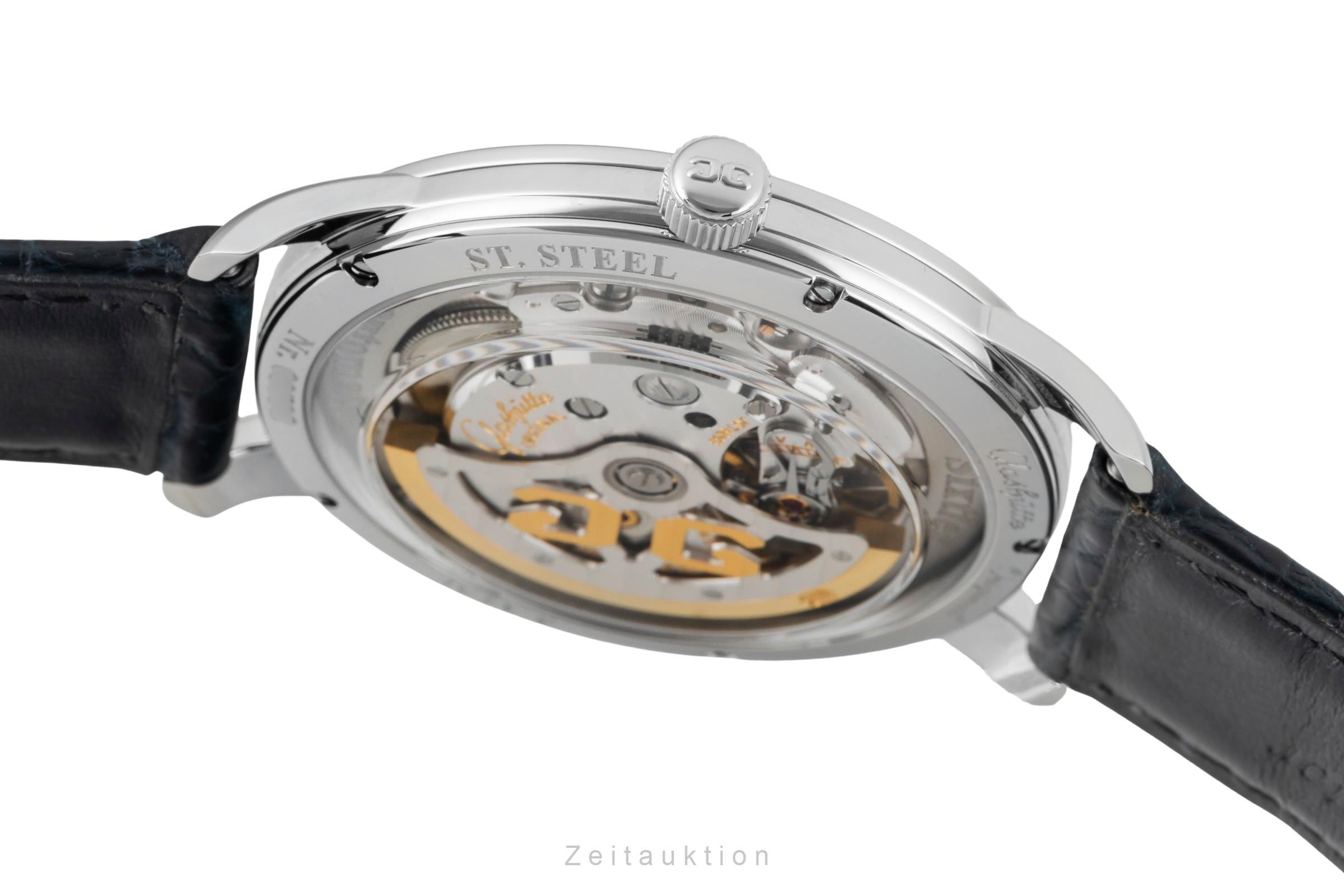 Glashütte Sixties acero automático reloj para caballeros 1-39-52-06-02-04 LP: 7100EUR  [2602800]