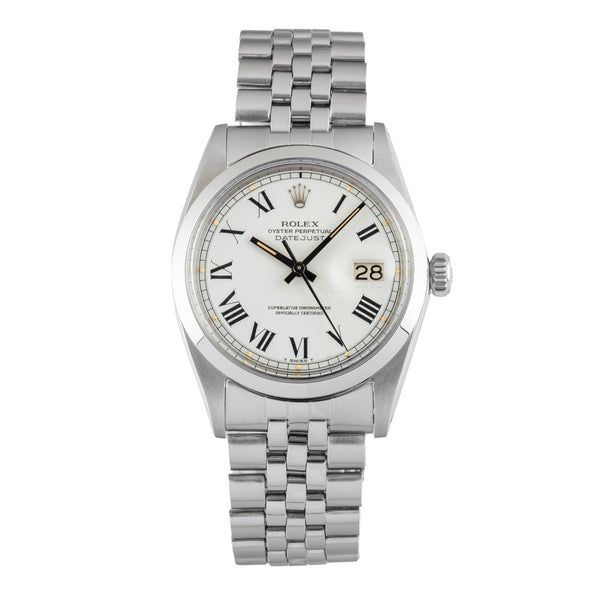 Rolex Datejust acciaio automatismo orologio da uomo 1600 Vintage  [2602801]