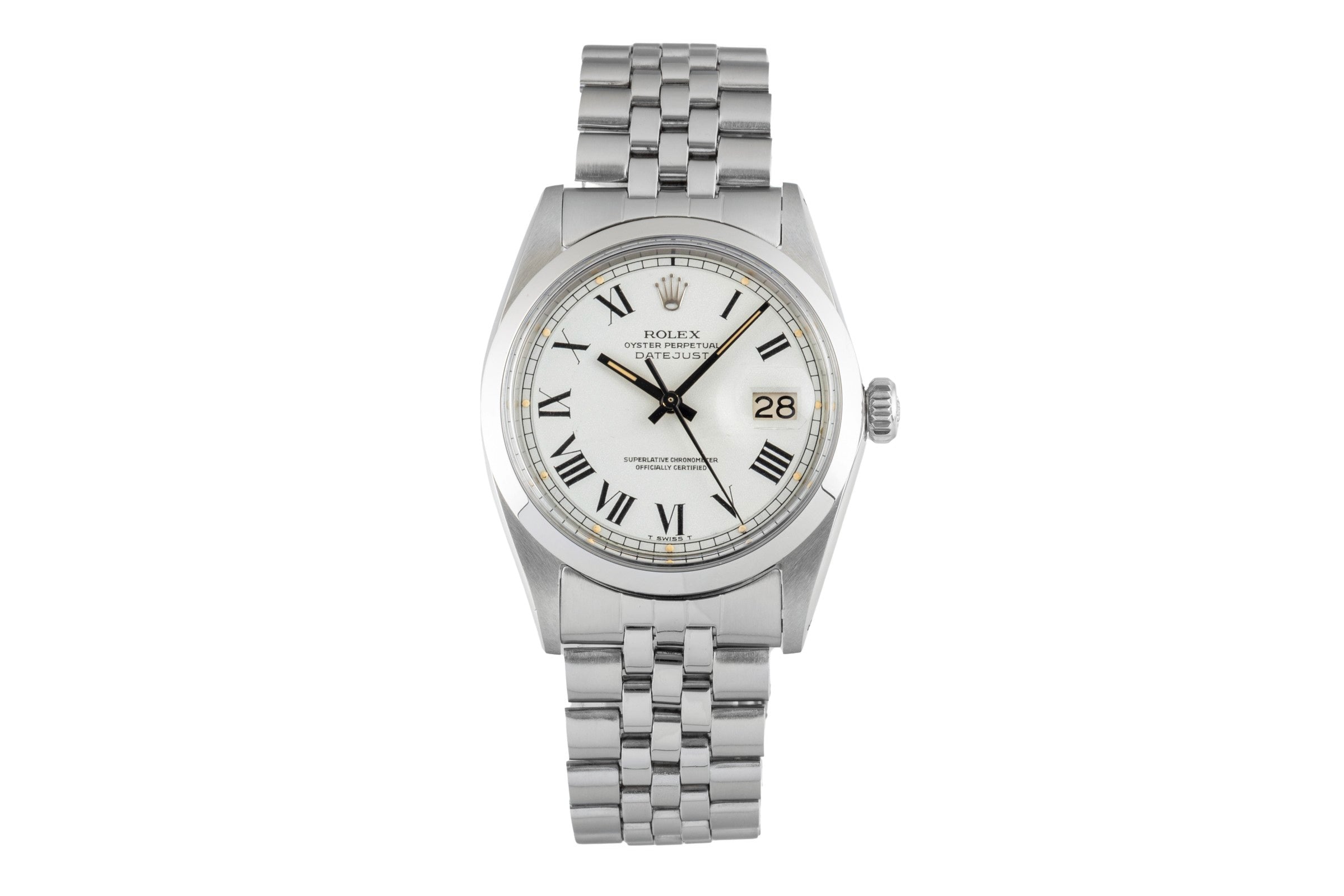 Rolex Datejust steel automatic men's watch 1600 Vintage  [2602801]