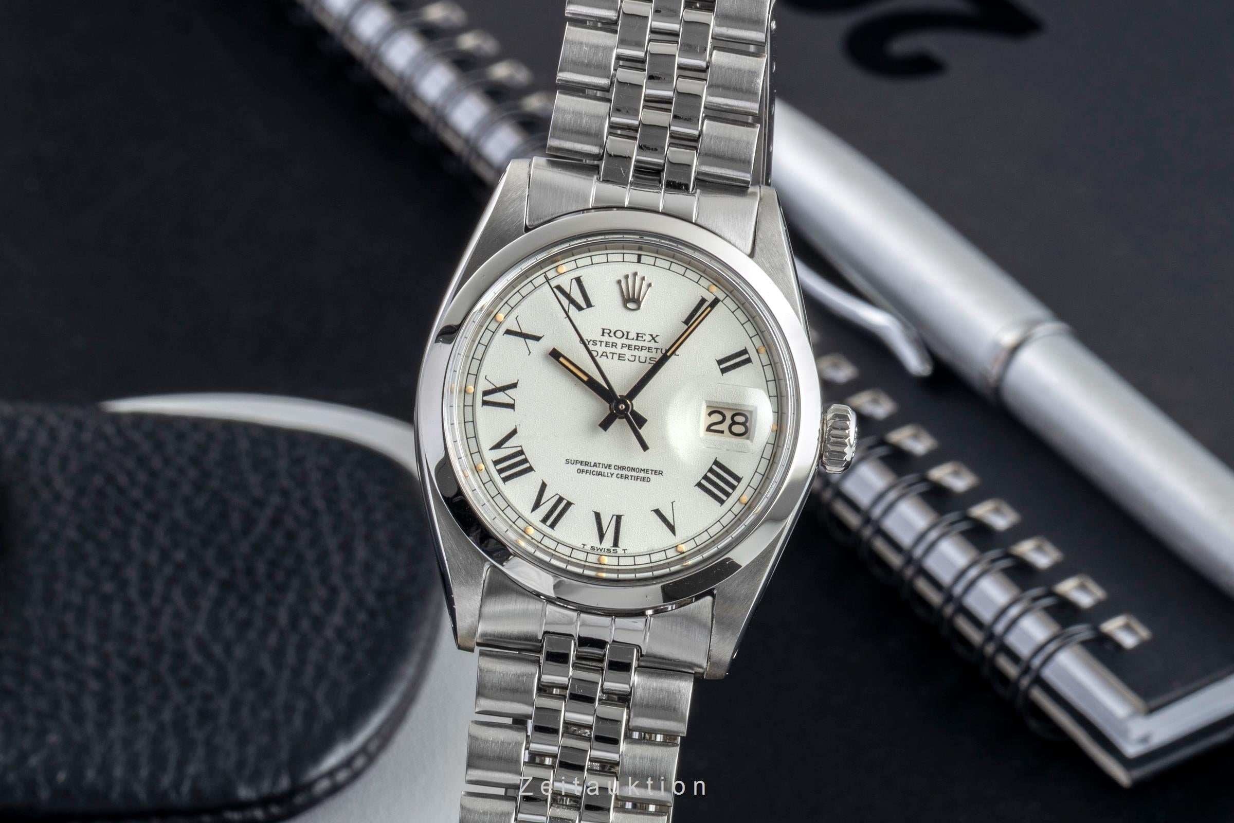 Rolex Datejust steel automatic men's watch 1600 Vintage  [2602801]
