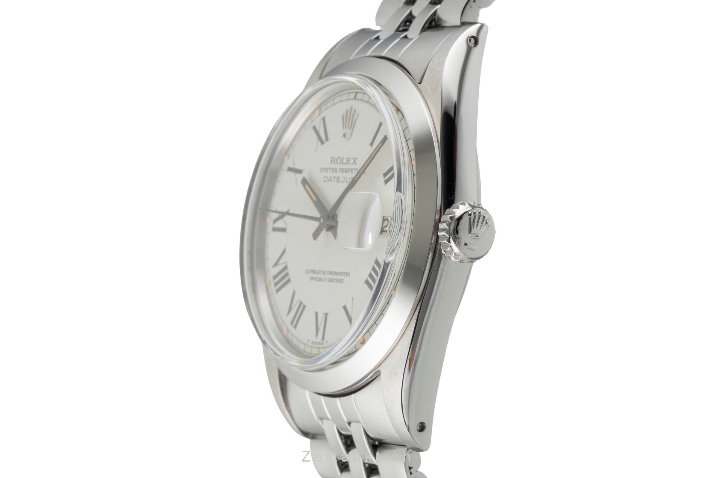 Rolex Datejust acciaio automatismo orologio da uomo 1600 Vintage  [2602801]