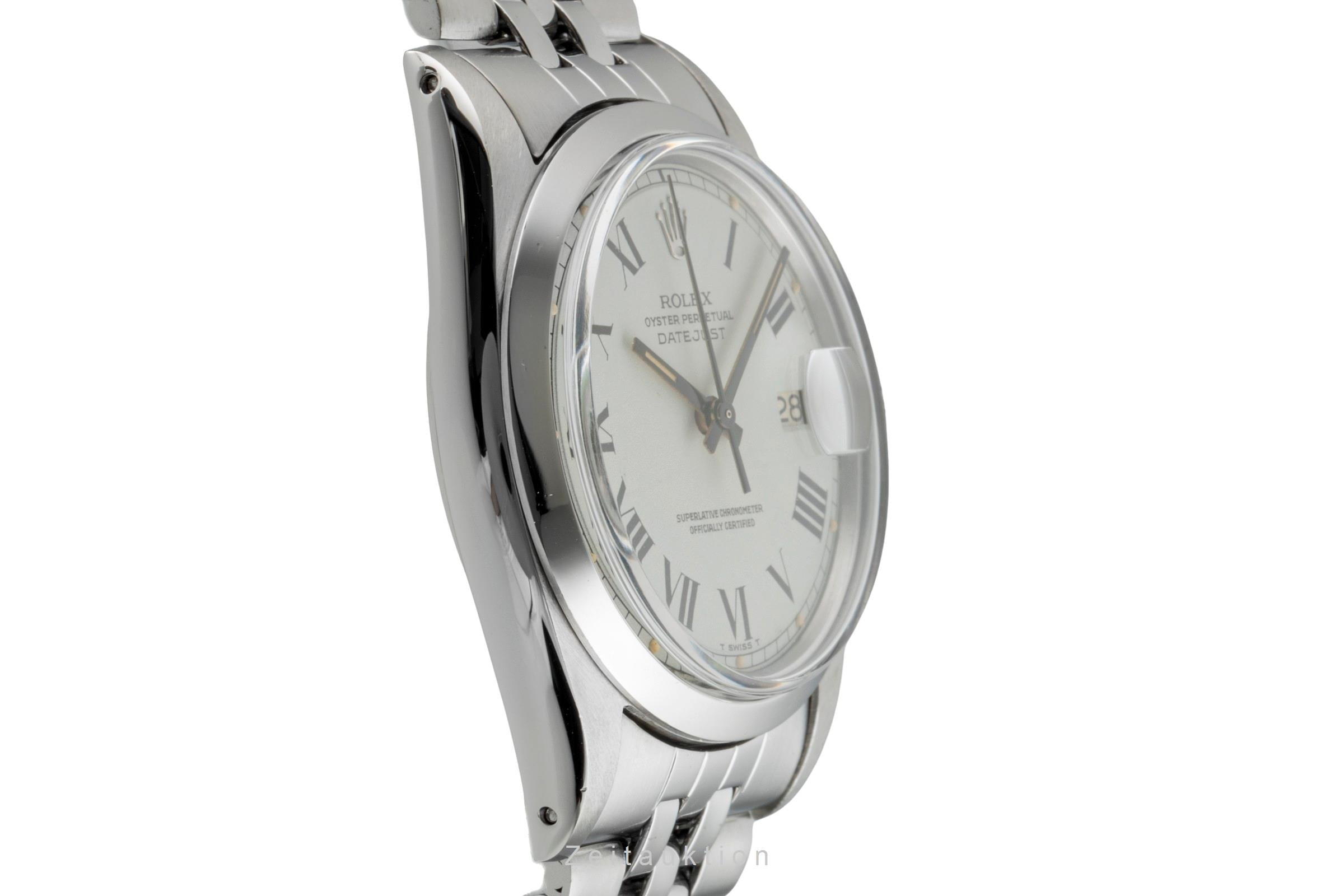 Rolex Datejust acciaio automatismo orologio da uomo 1600 Vintage  [2602801]