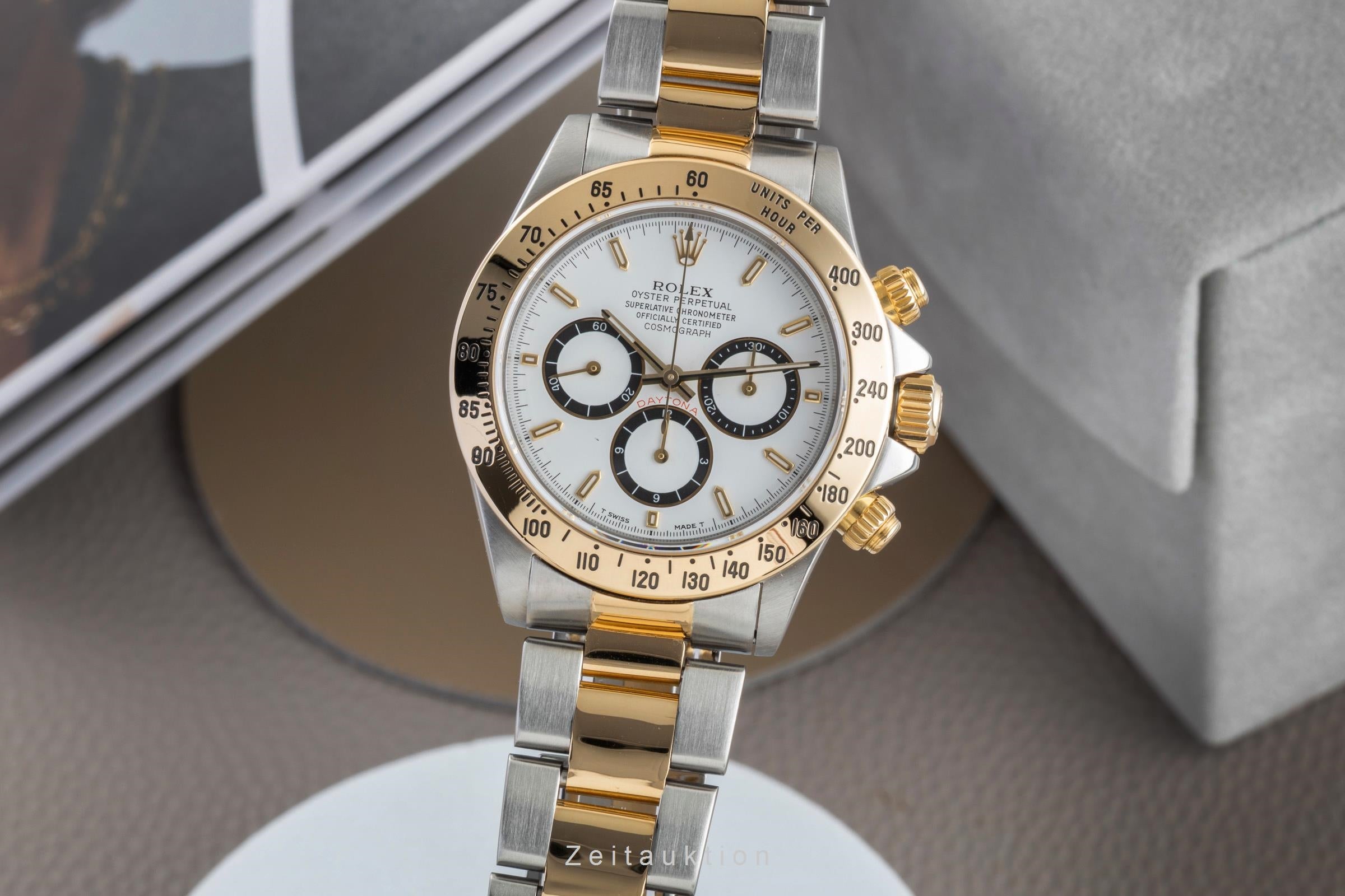 Rolex Daytona chronograph steel / gold automatic men's watch 16523  [2602803]