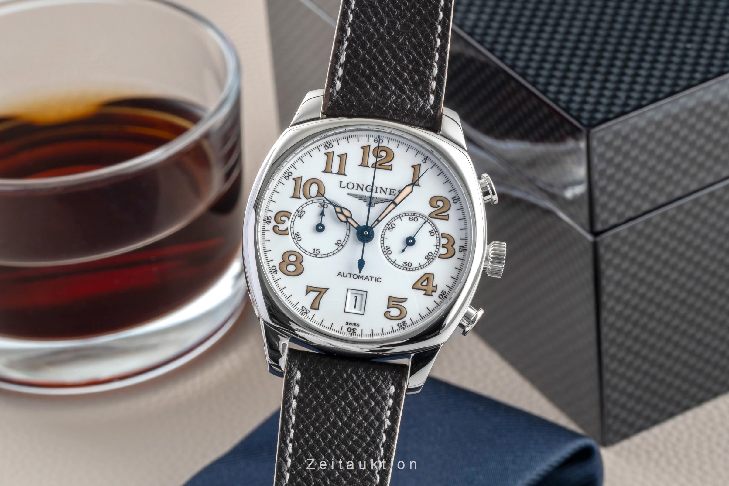 Longines Spirit chronograph steel automatic men's watch L2.705.4.23.2  [2602804]