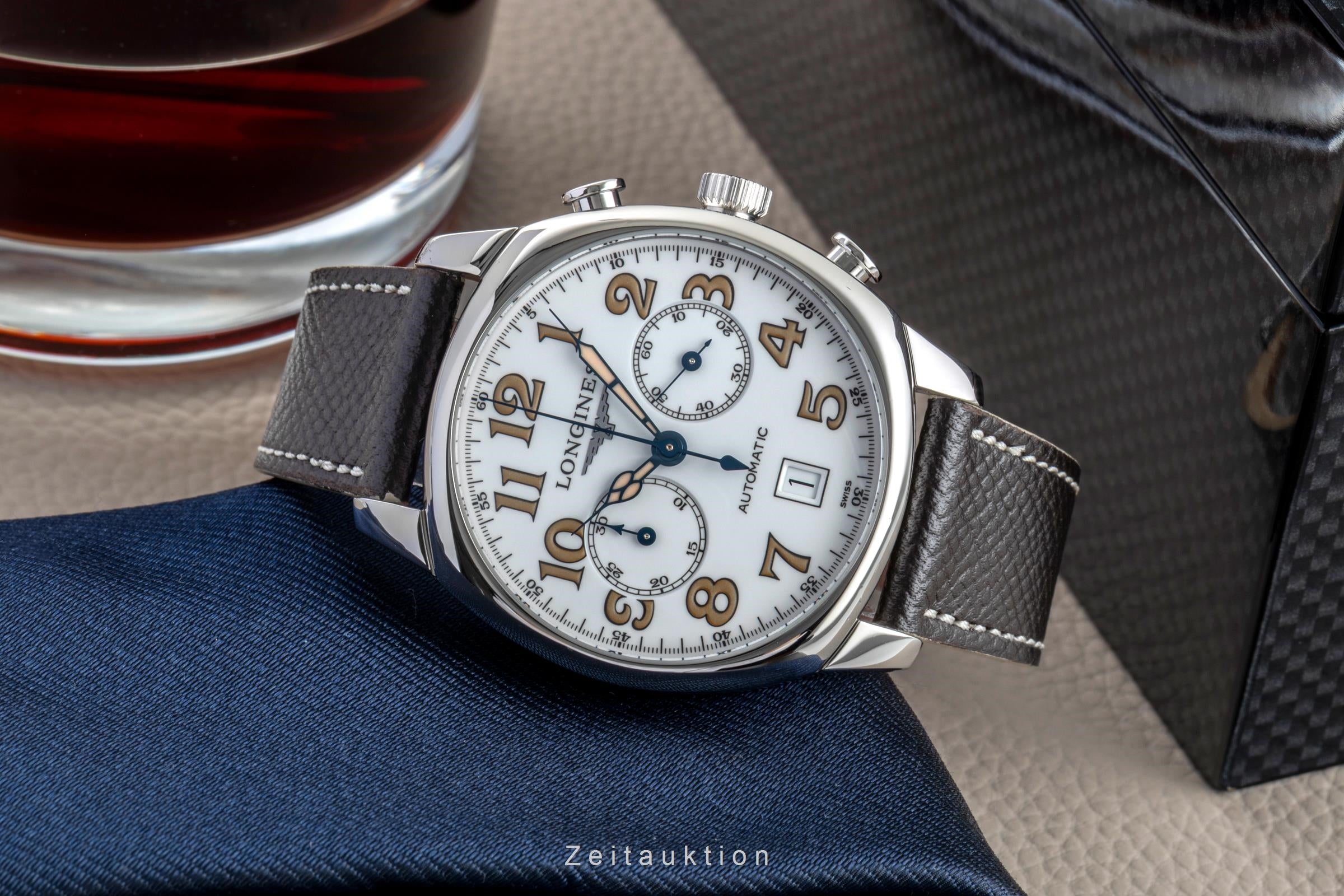 Longines Spirit chronograph steel automatic men's watch L2.705.4.23.2  [2602804]