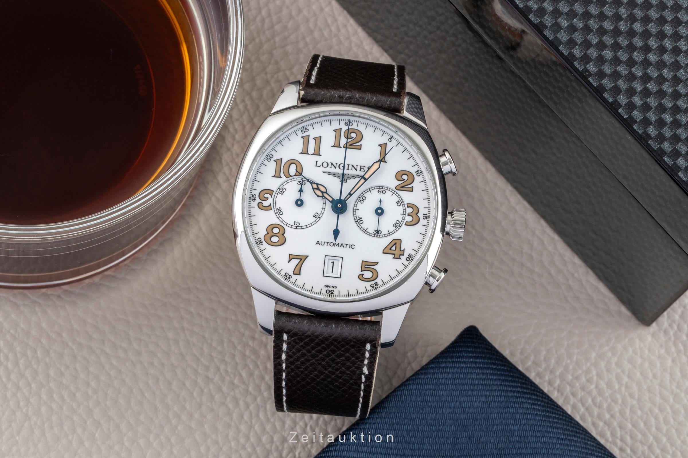 Longines Spirit chronograph steel automatic men's watch L2.705.4.23.2  [2602804]