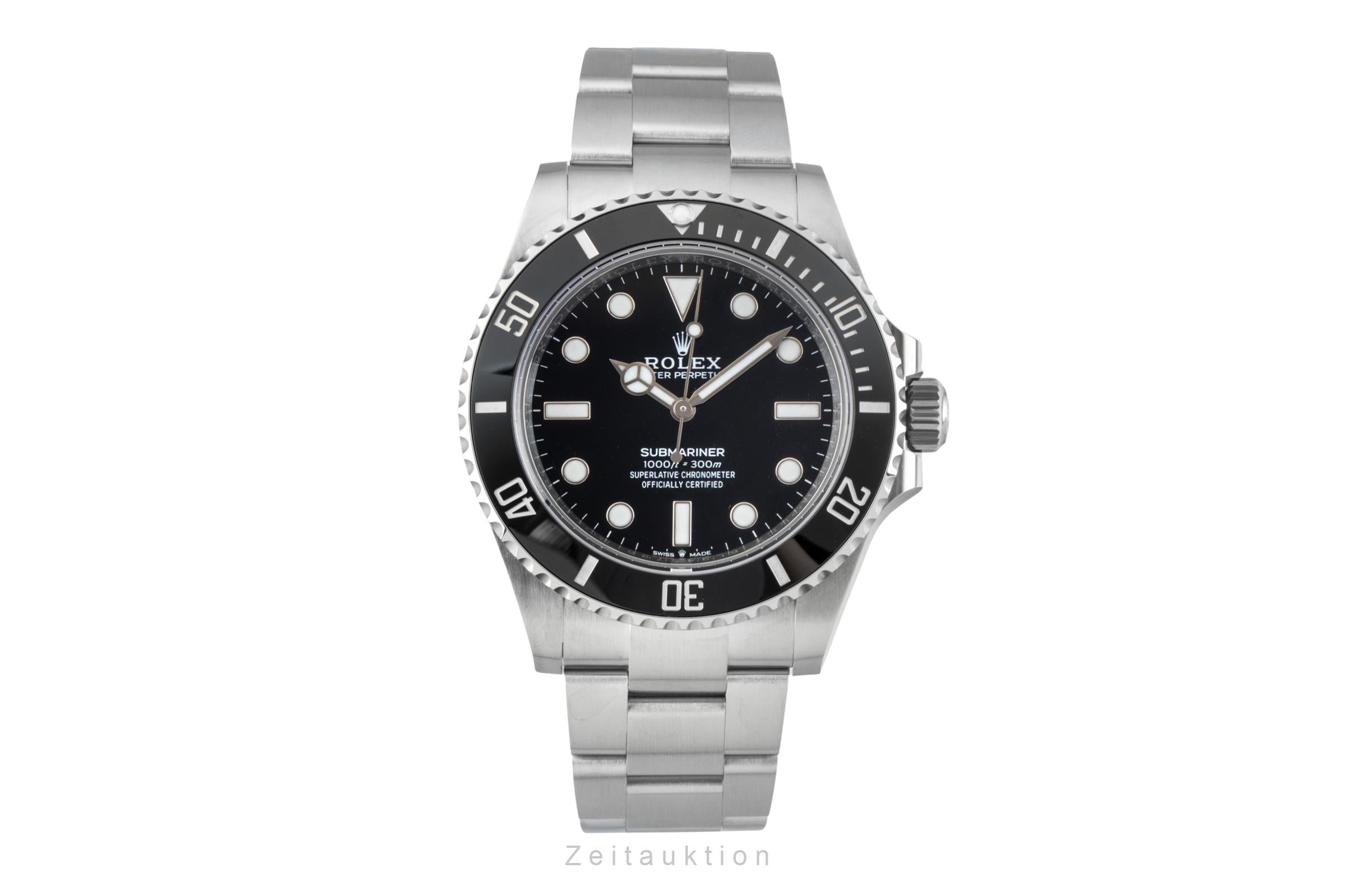 Rolex Submariner steel automatic men's watch 124060  [2602806]