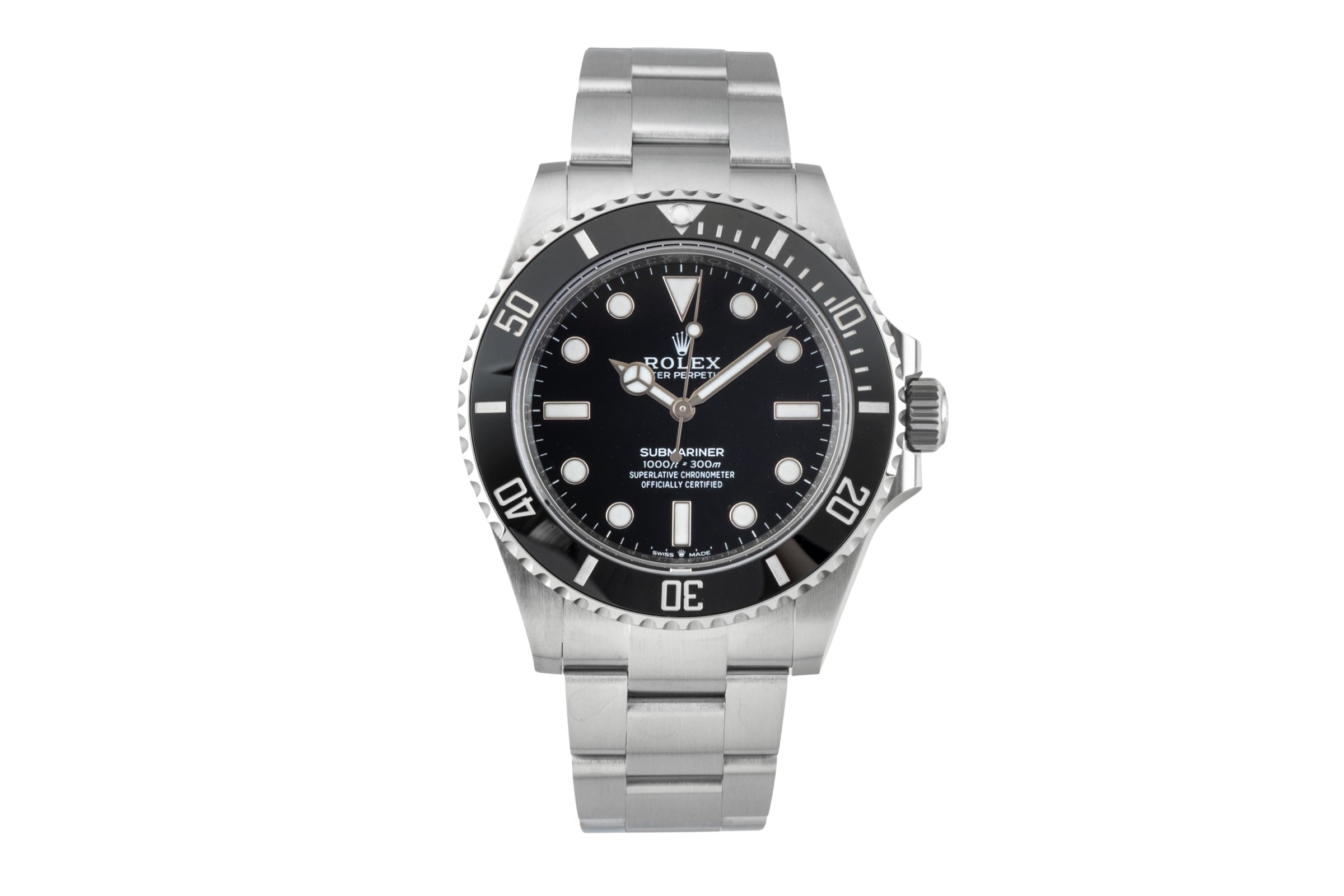 Rolex Submariner steel automatic men's watch 124060  [2602806]