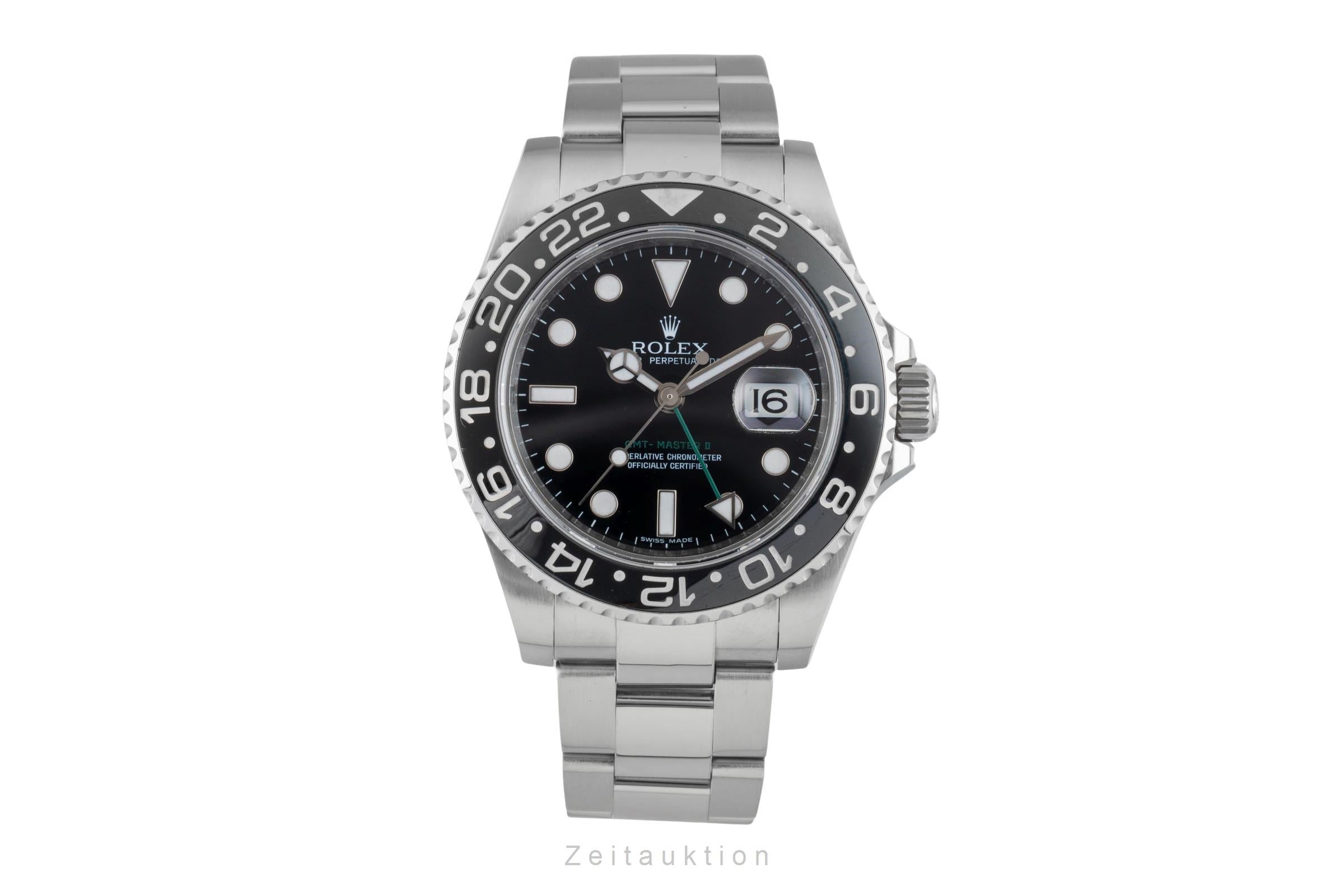 Rolex GMT-Master II Oyster Edelstahl Automatik Herrenuhr Ref. 116710  [2602807]