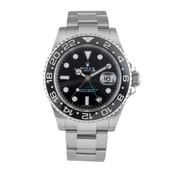 Rolex GMT-Master II Oyster Edelstahl Automatik Herrenuhr Ref. 116710  [2602807]