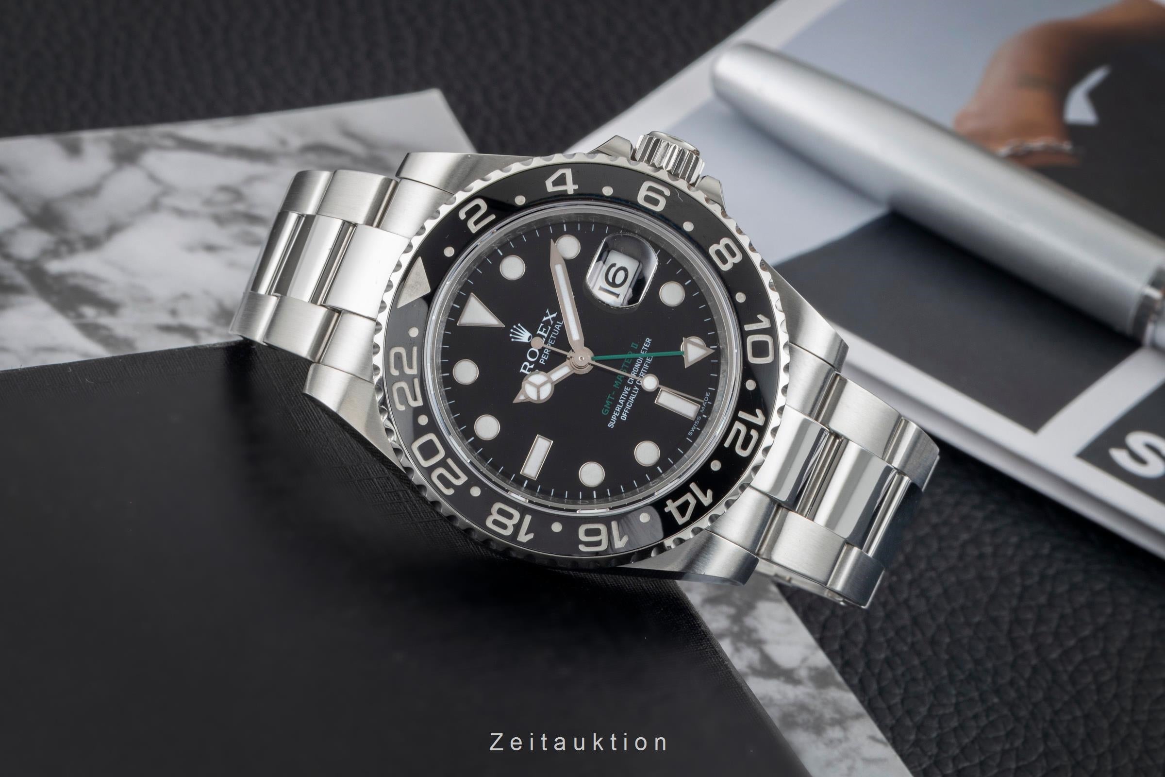 Rolex GMT-Master II Oyster Edelstahl Automatik Herrenuhr Ref. 116710  [2602807]