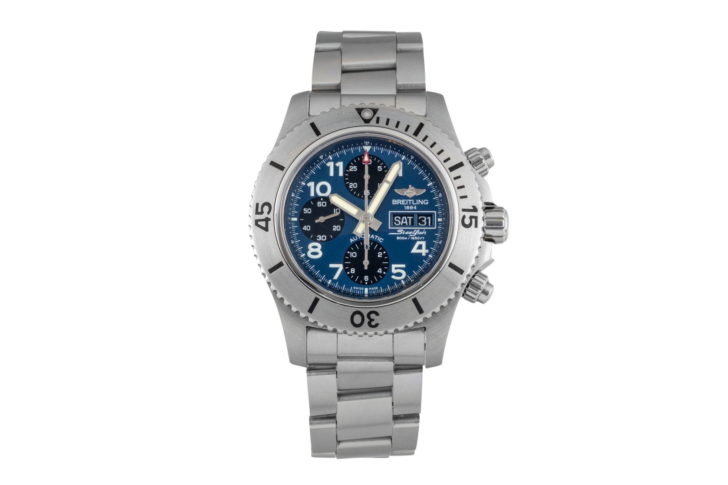Breitling Superocean Chronograph steel automatic Kal. B13 Ref