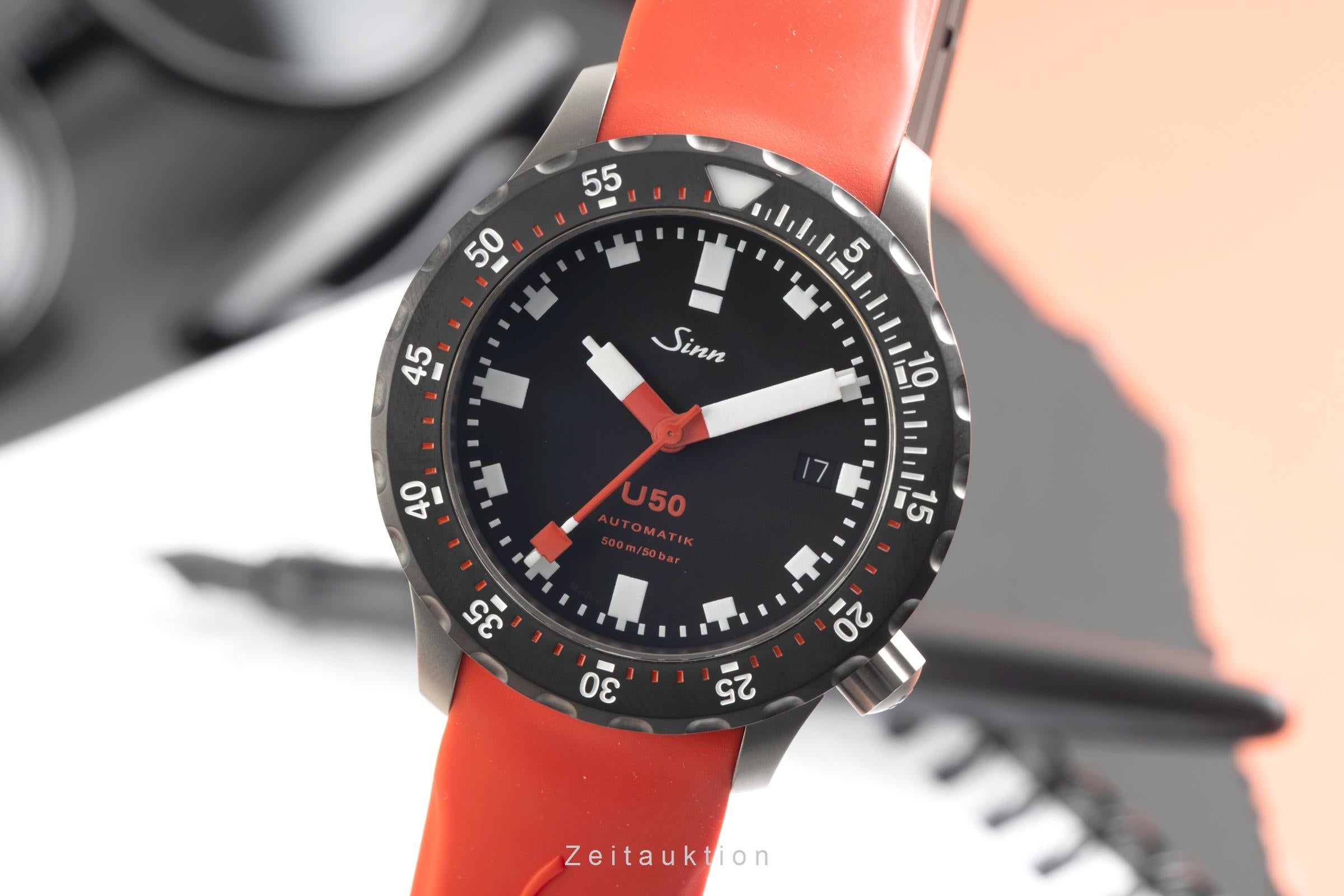 Sinn U50 SDR acier automatique montre pour hommes 1050.0580 LP: 2650EUR  [2602810]
