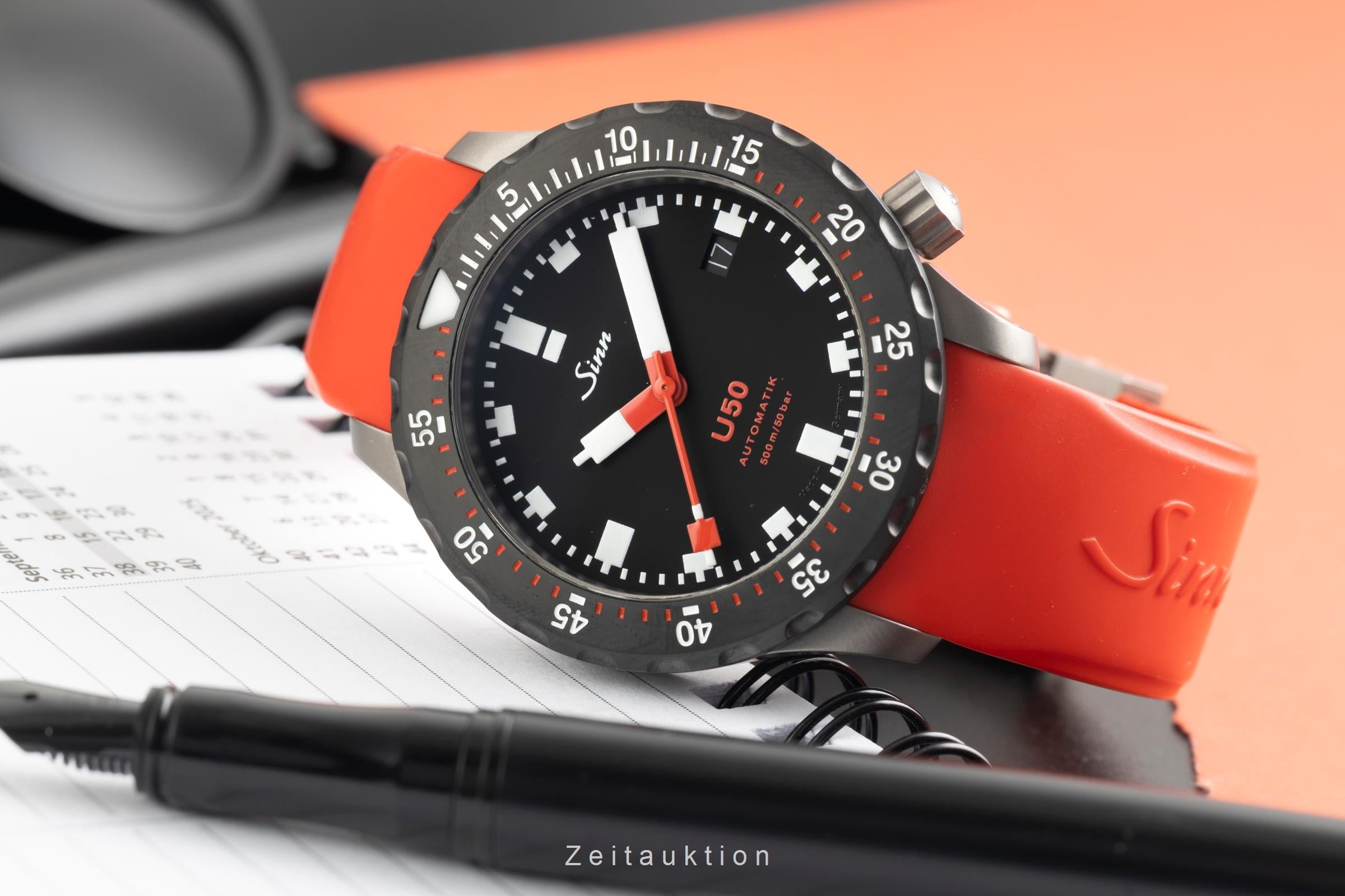Sinn U50 SDR acier automatique montre pour hommes 1050.0580 LP: 2650EUR  [2602810]