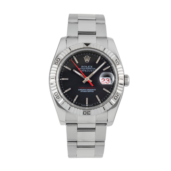 Rolex Datejust Turn-O-Graph steel / white gold automatic men's watch 116264  [2602817]