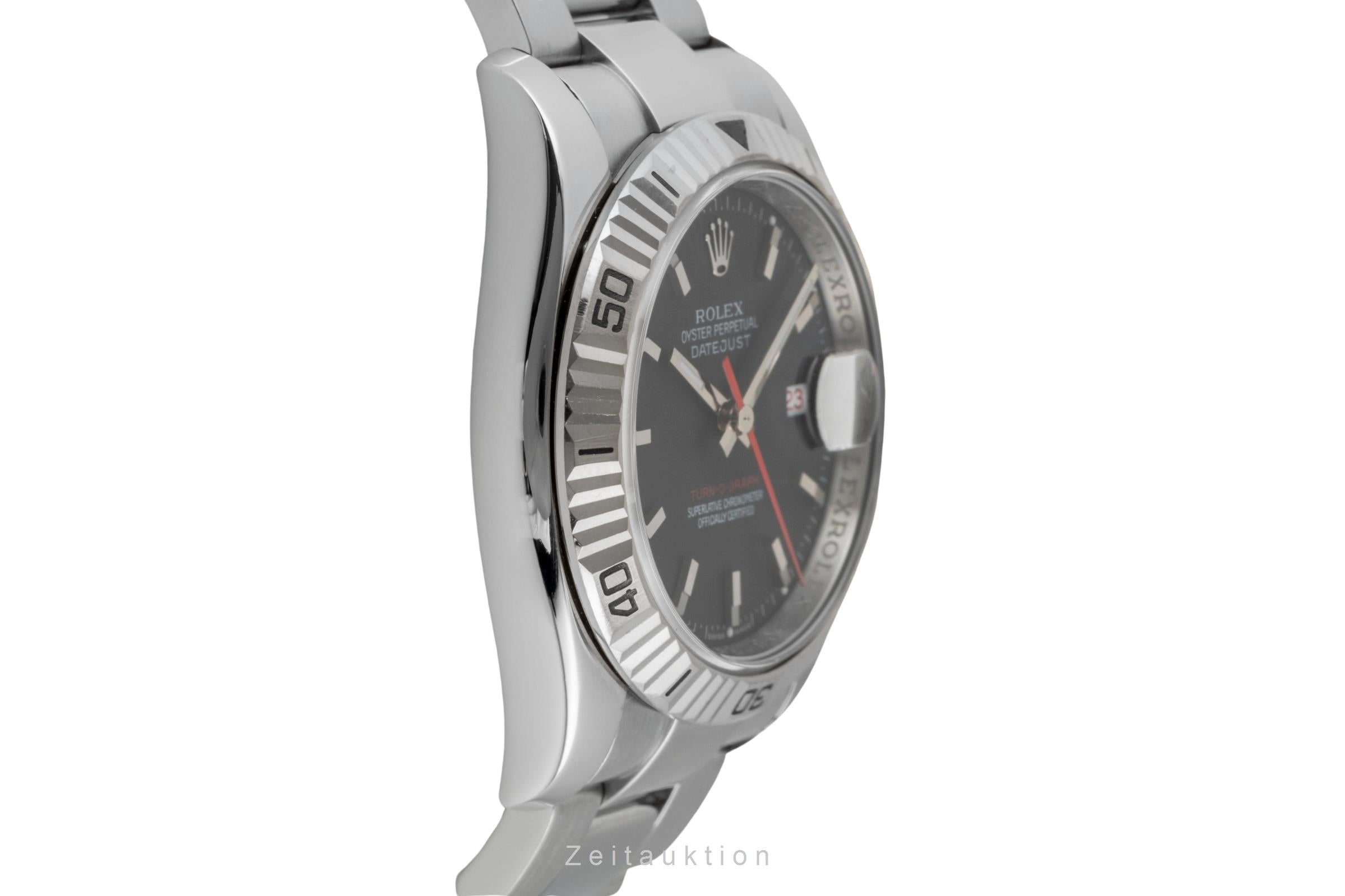 Rolex Datejust Turn-O-Graph steel / white gold automatic men's watch 116264  [2602817]