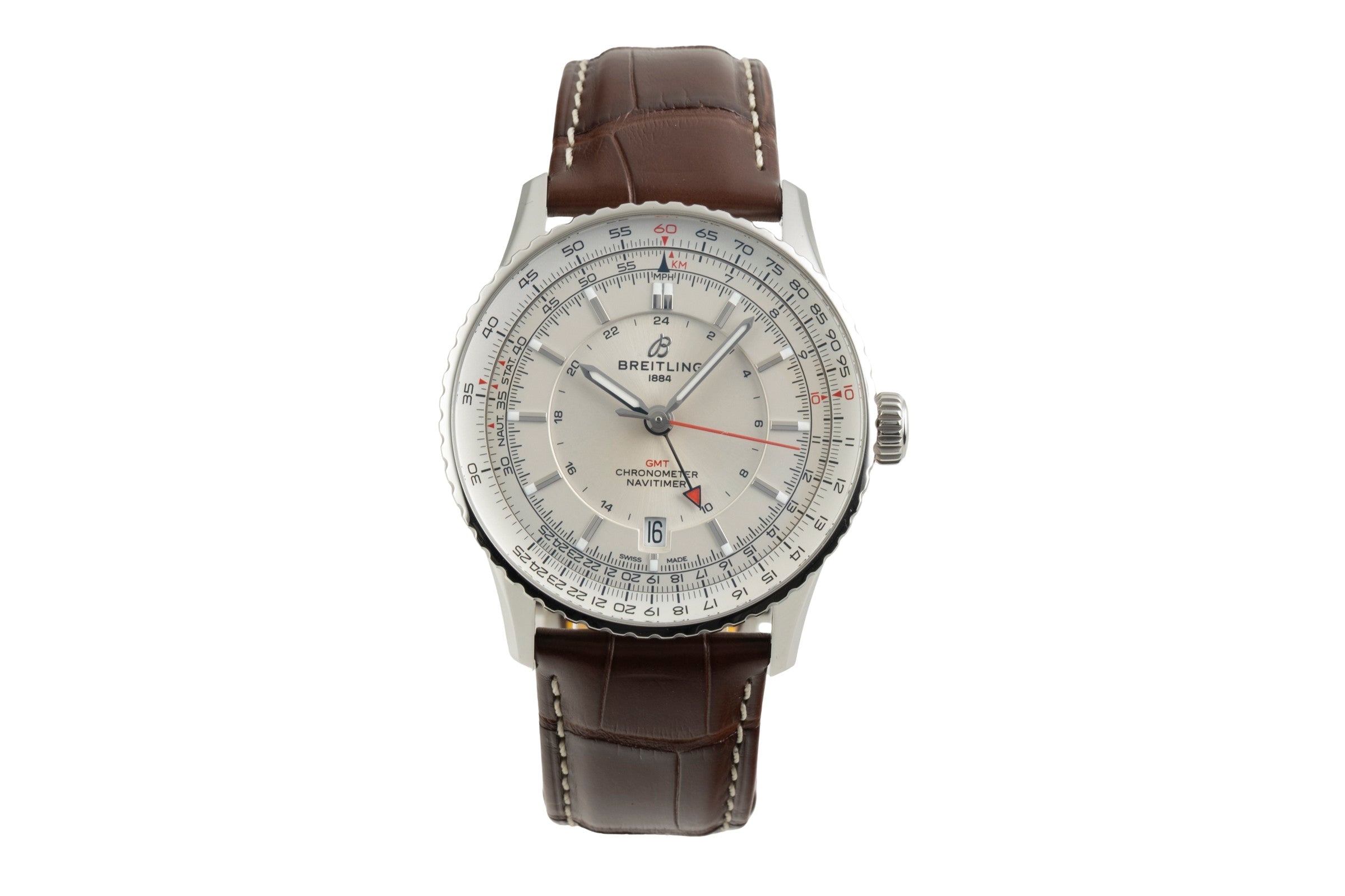Breitling Navitimer GMT 41 Stahl Automatik Herrenuhr A32310211G1P1 NP: 6100,- € [2602821]