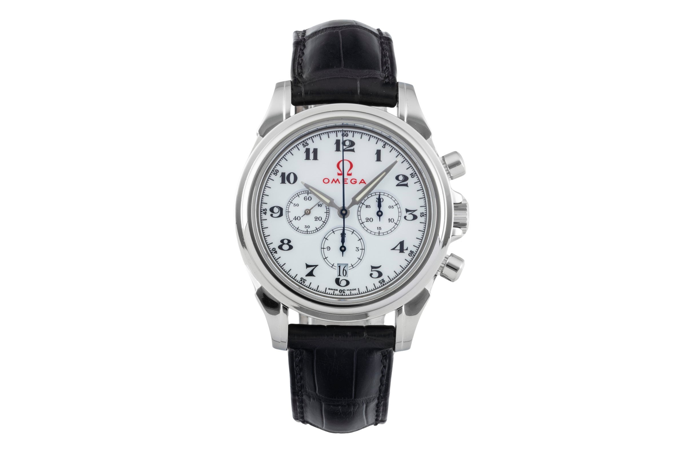 Omega De Ville chronograph steel automatic men's watch 4841.20.00, 178.1706  [2602828]