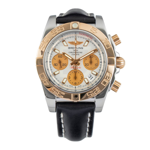 Breitling Chronomat 41 chronograph steel / gold automatic men's watch CB0140  [2602829]