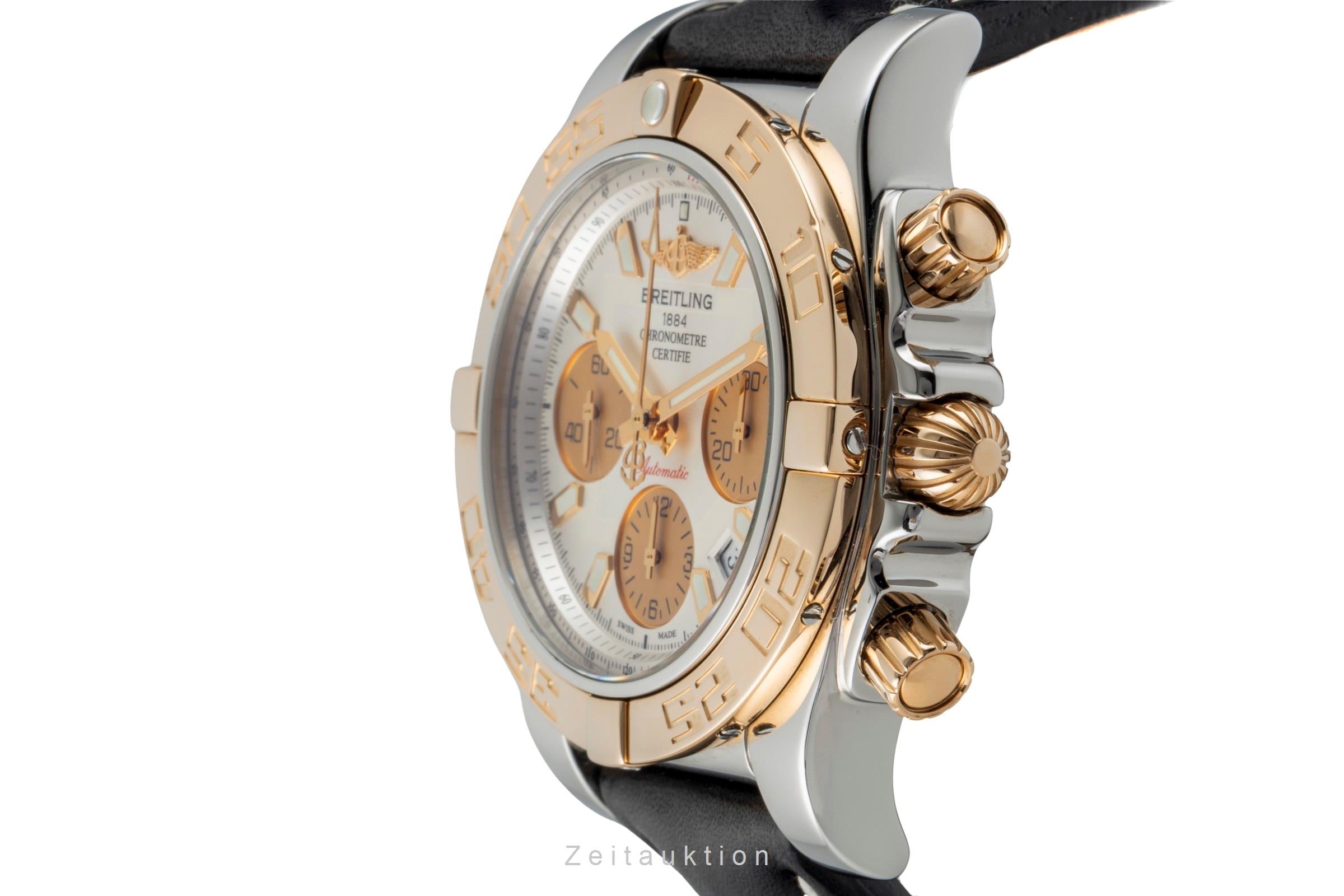 Breitling Chronomat 41 chronograph steel / gold automatic men's watch CB0140  [2602829]