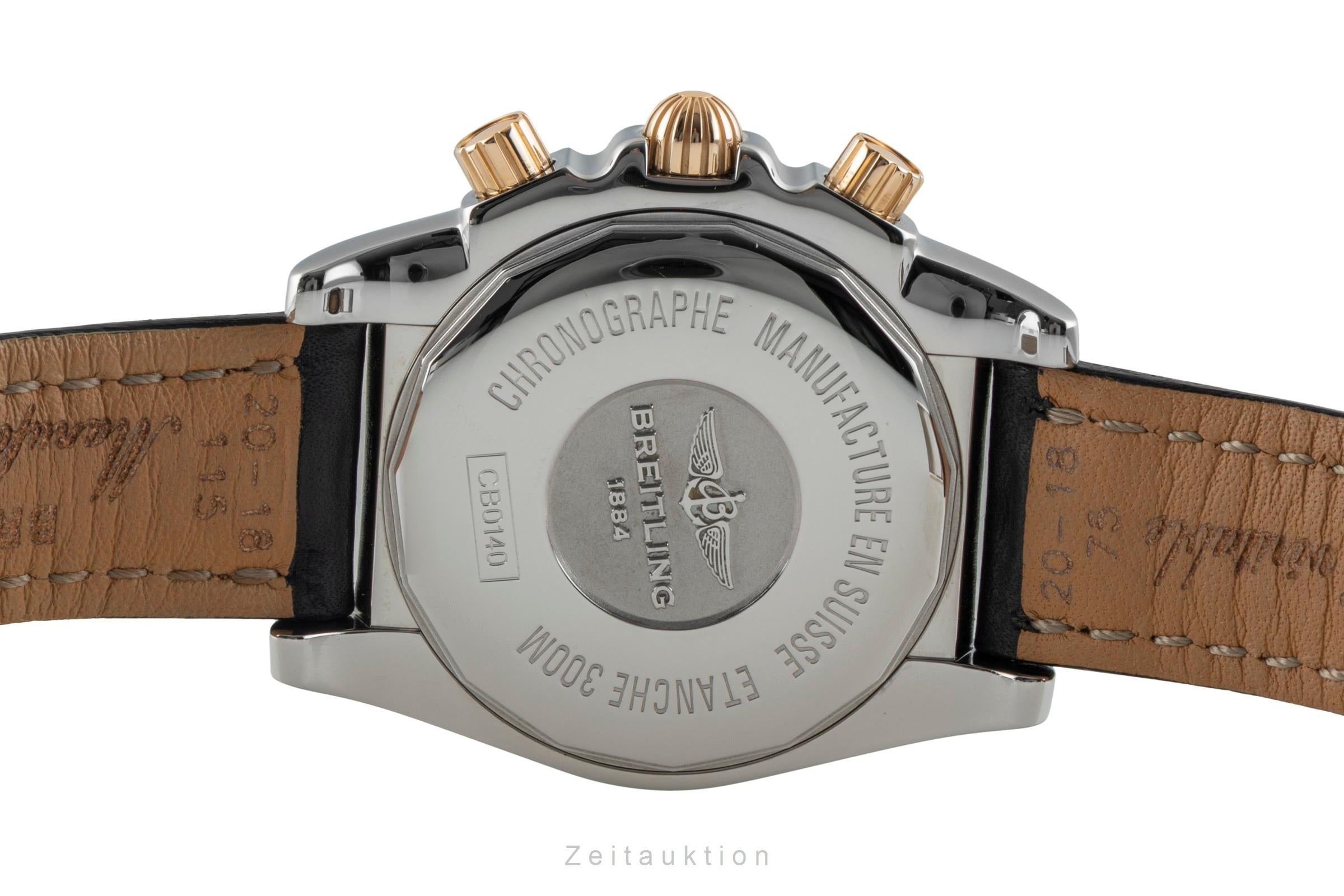 Breitling Chronomat 41 chronograph steel / gold automatic men's watch CB0140  [2602829]