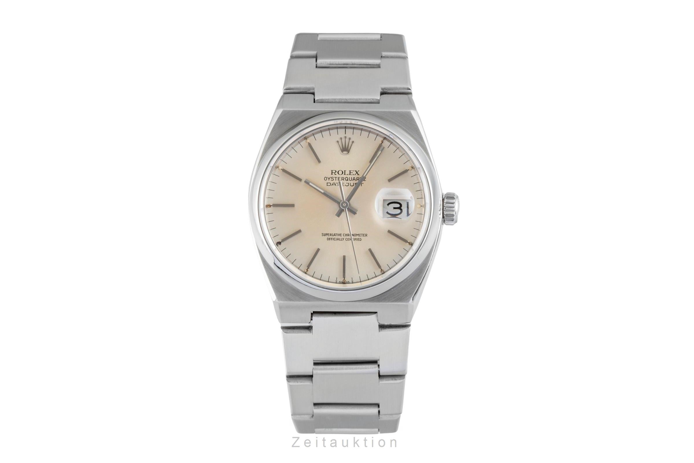 Rolex Datejust Oysterquartz 36 Edelstahl Herrenuhr Ref. 17000 Klassiker [2602830]