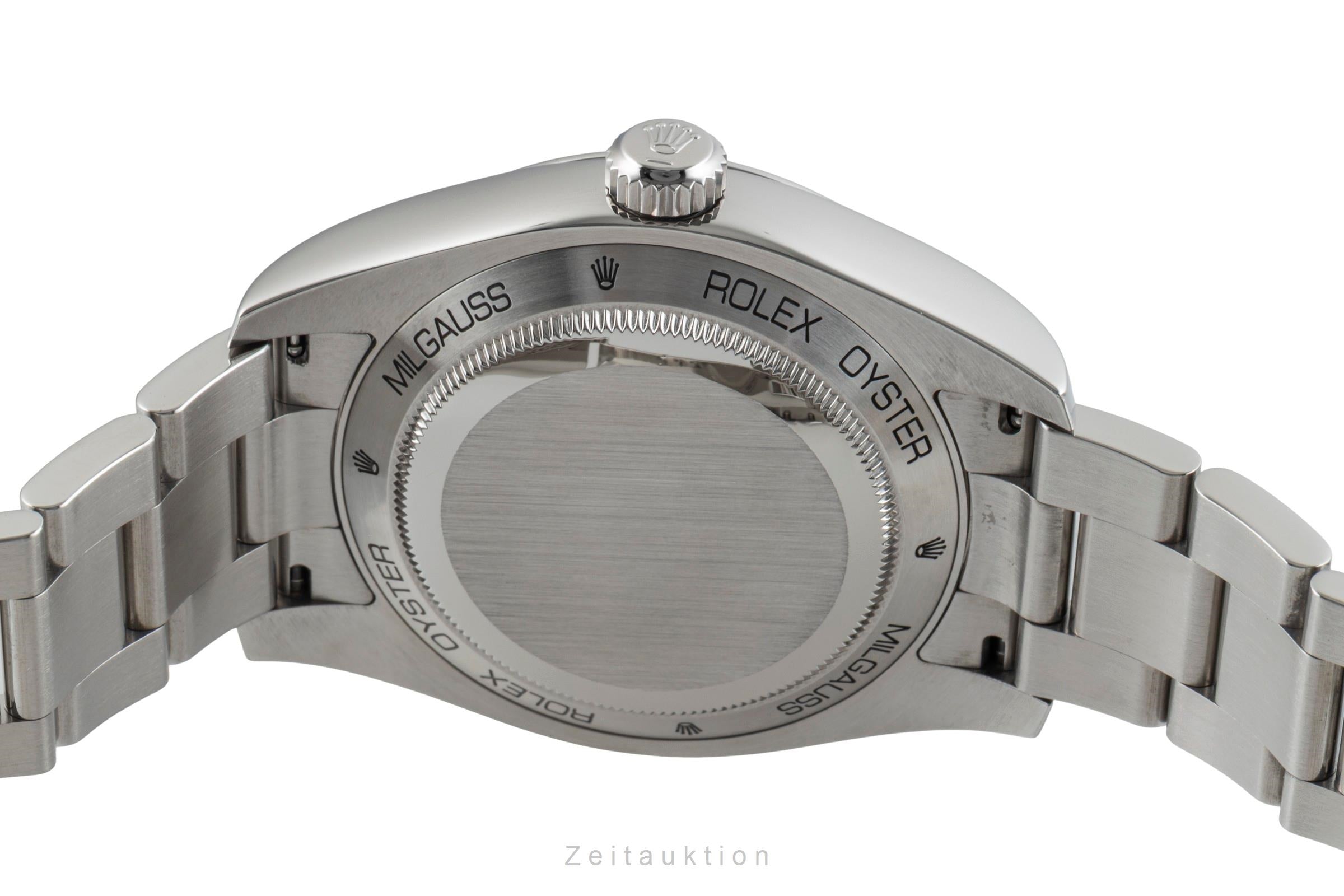 Rolex Milgauss Black Dial Stahl Automatik Ref. 116400 V-Serie B&P 2009 LC 100 [2602834]