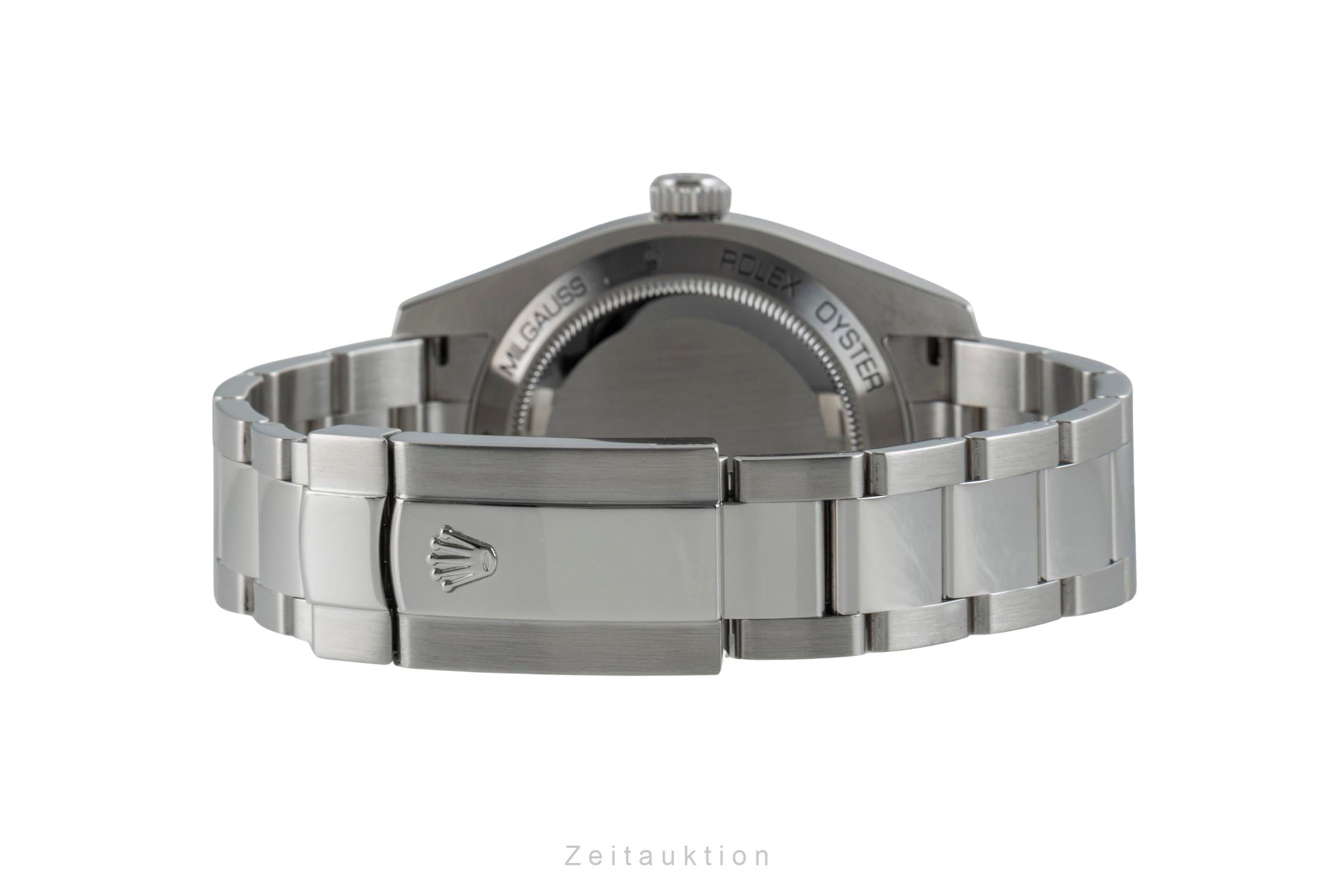 Rolex Milgauss Black Dial Stahl Automatik Ref. 116400 V-Serie B&P 2009 LC 100 [2602834]