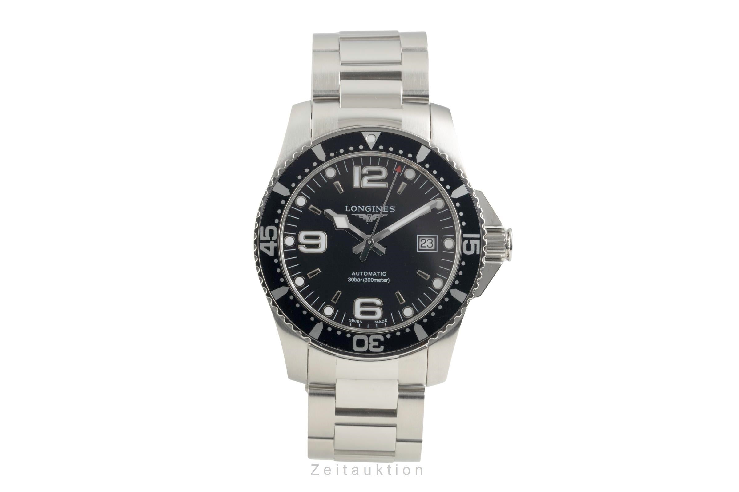 Longines Hydro Conquest steel automatic men's watch L3.742.4.56.6  [2602836]