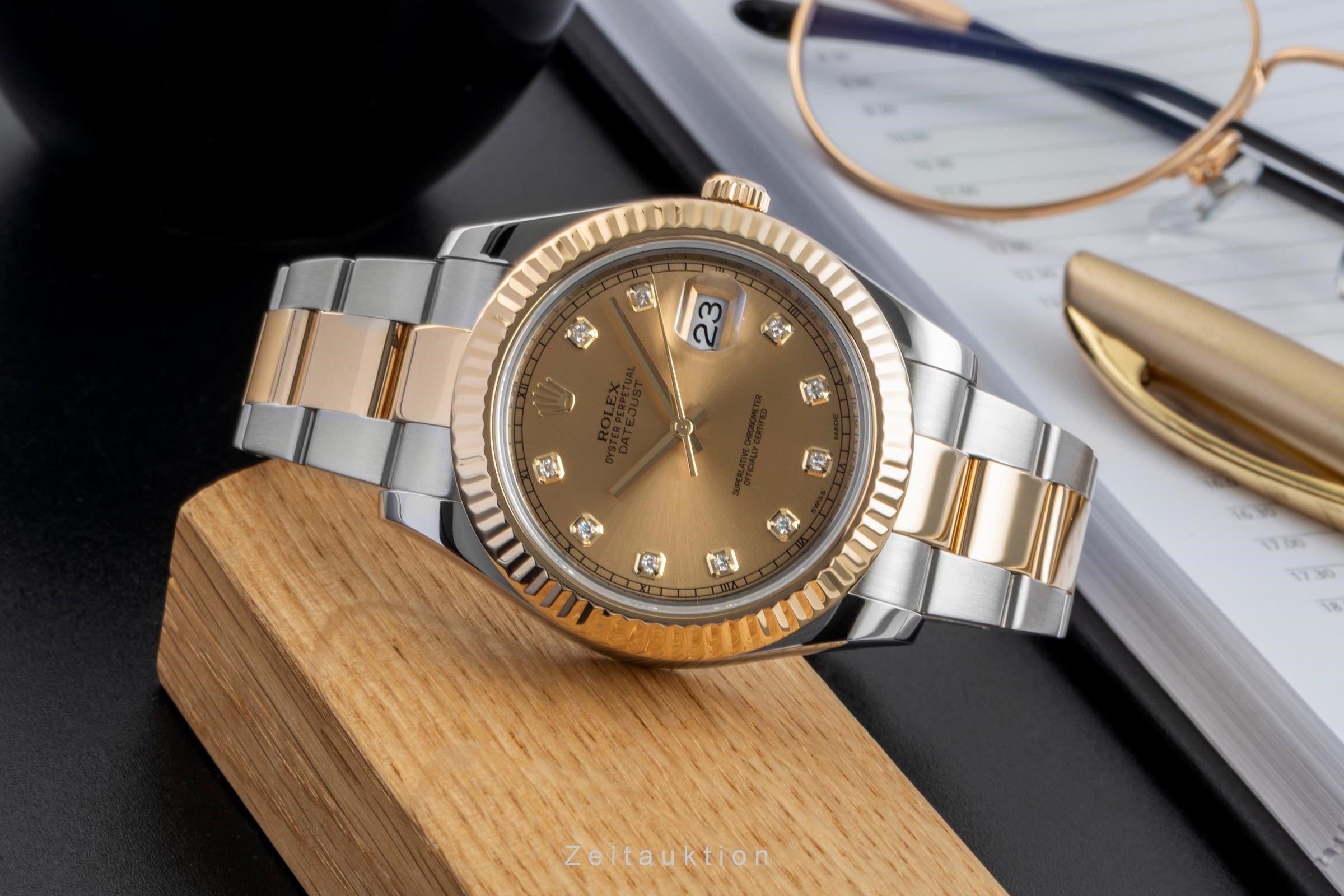 Rolex Datejust acier / or  automatique montre pour hommes 116333  [2602837]