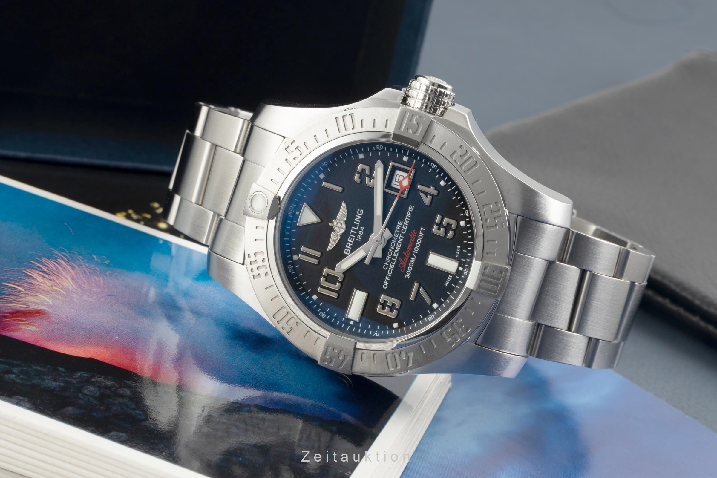 Breitling Avenger II Seawolf steel automatic men's watch A17331101B2A1  [2602838]