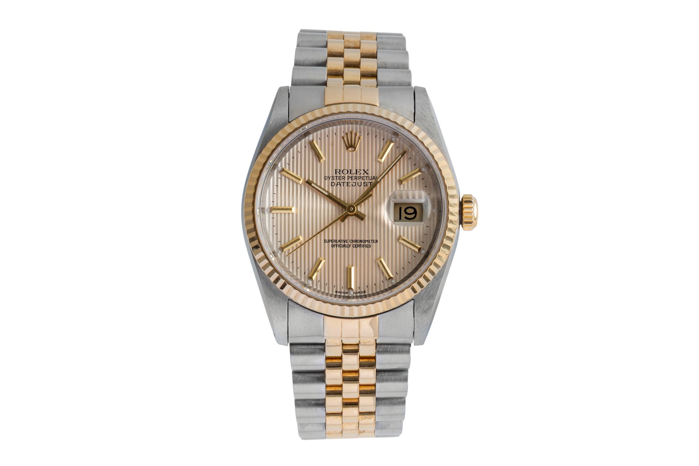 Rolex Datejust acciaio / oro automatismo orologio da uomo 16233  [2602842]