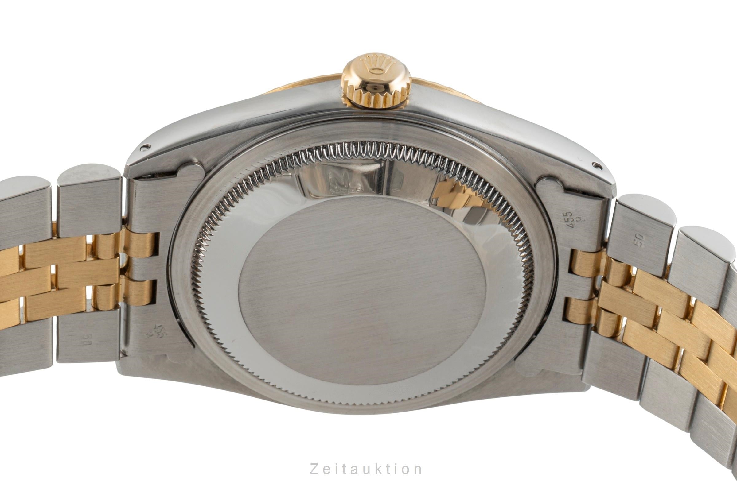 Rolex Datejust 36 Stahl / Gold Tapestry Dial Automatik Ref. 16233 B&P LC 100 [2602842]