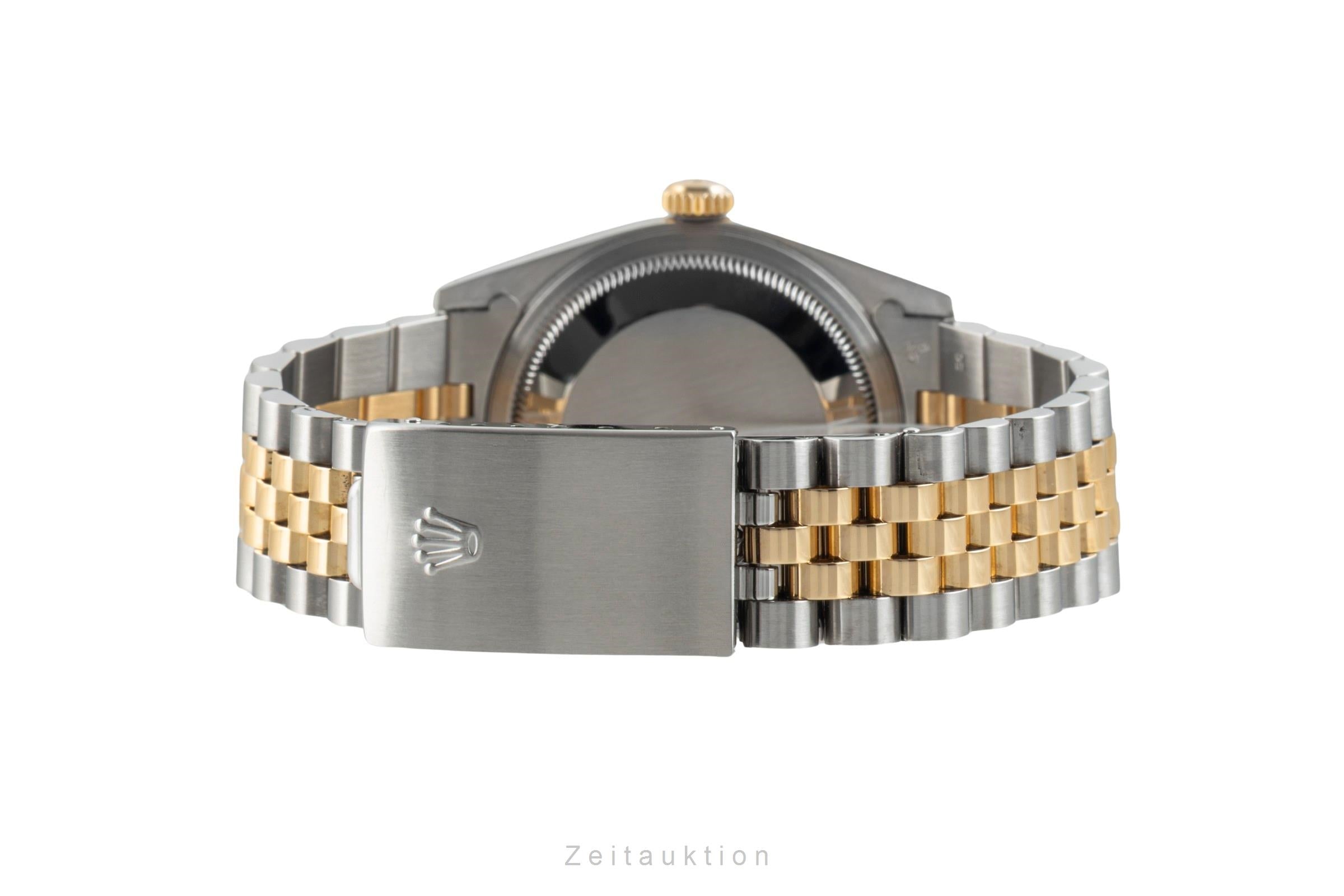 Rolex Datejust 36 Stahl / Gold Tapestry Dial Automatik Ref. 16233 B&P LC 100 [2602842]