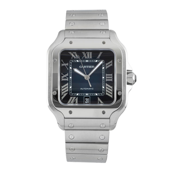 Cartier Santos acier automatique montre pour hommes WSSA0030 LP: 8850EUR  [2602852]