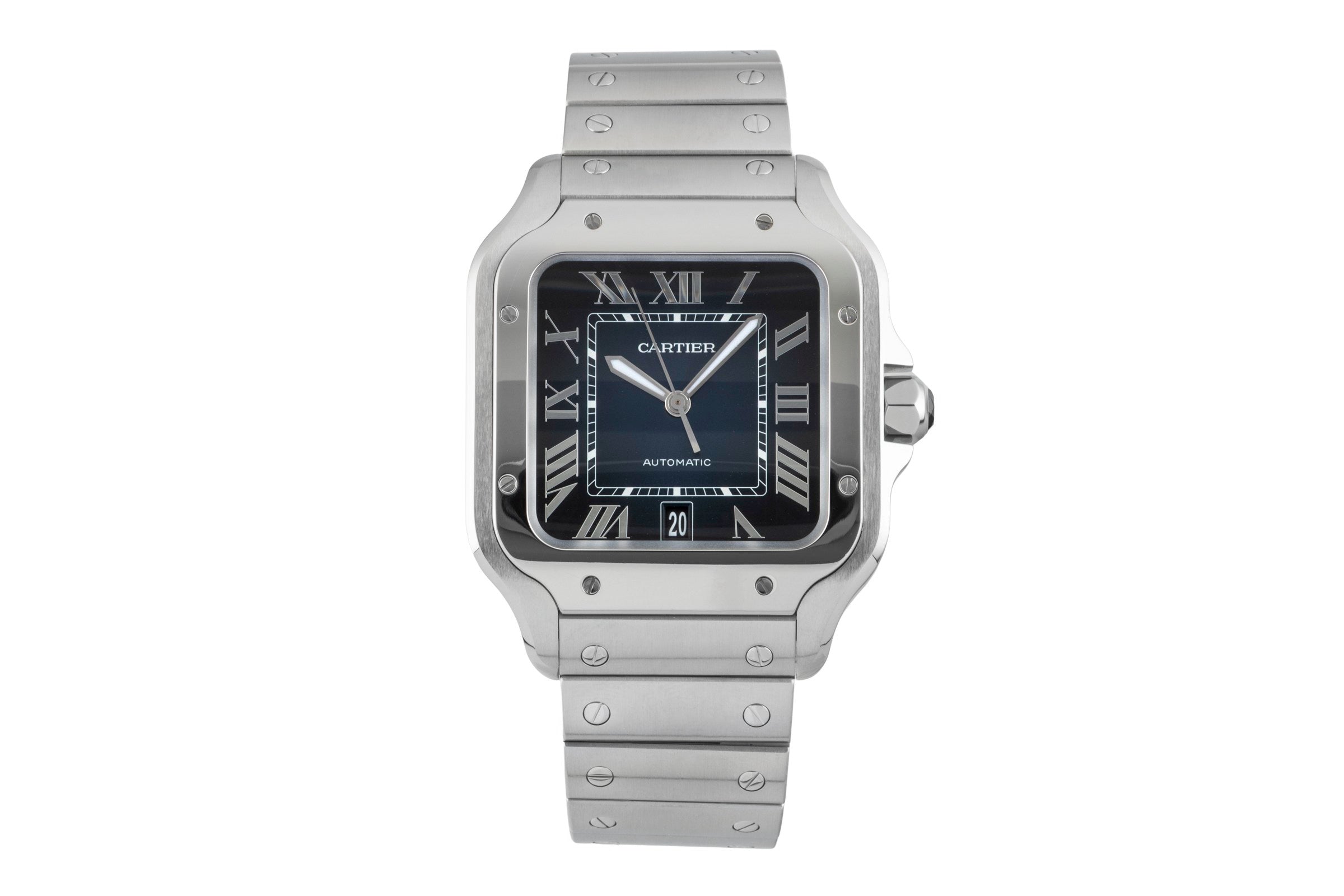 Cartier Santos acier automatique montre pour hommes WSSA0030 LP: 8850EUR  [2602852]