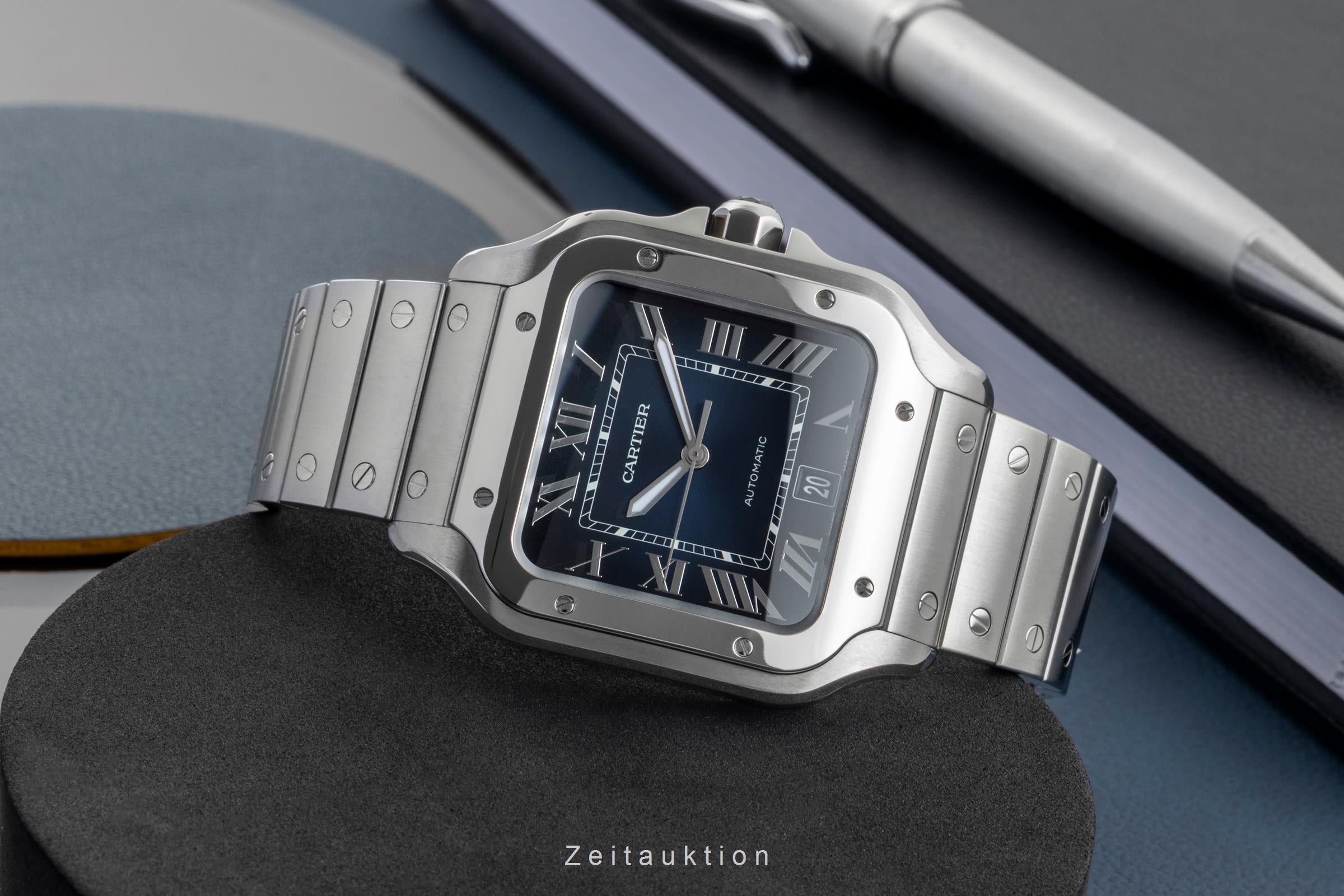 Cartier Santos acier automatique montre pour hommes WSSA0030 LP: 8850EUR  [2602852]