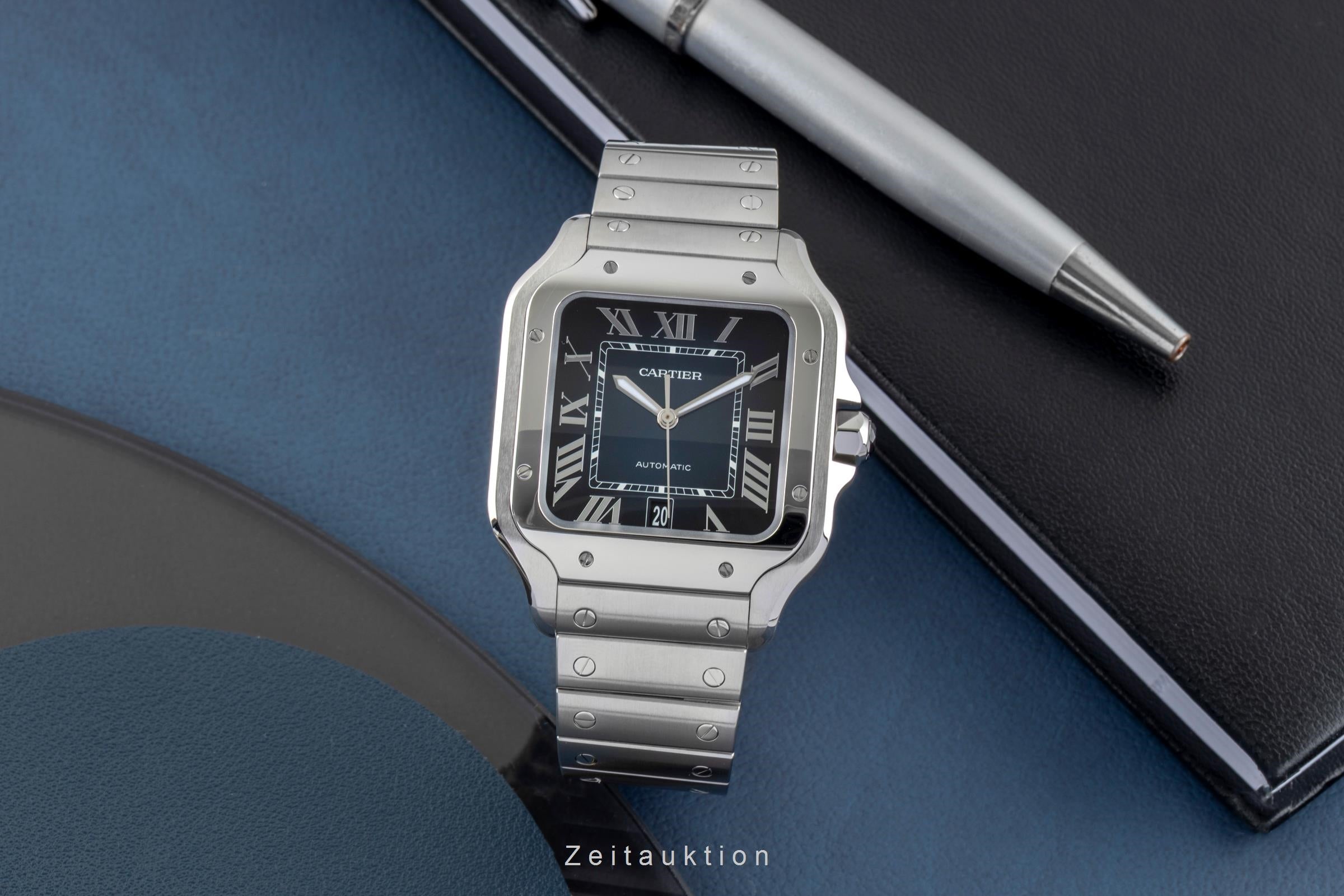 Cartier Santos acier automatique montre pour hommes WSSA0030 LP: 8850EUR  [2602852]