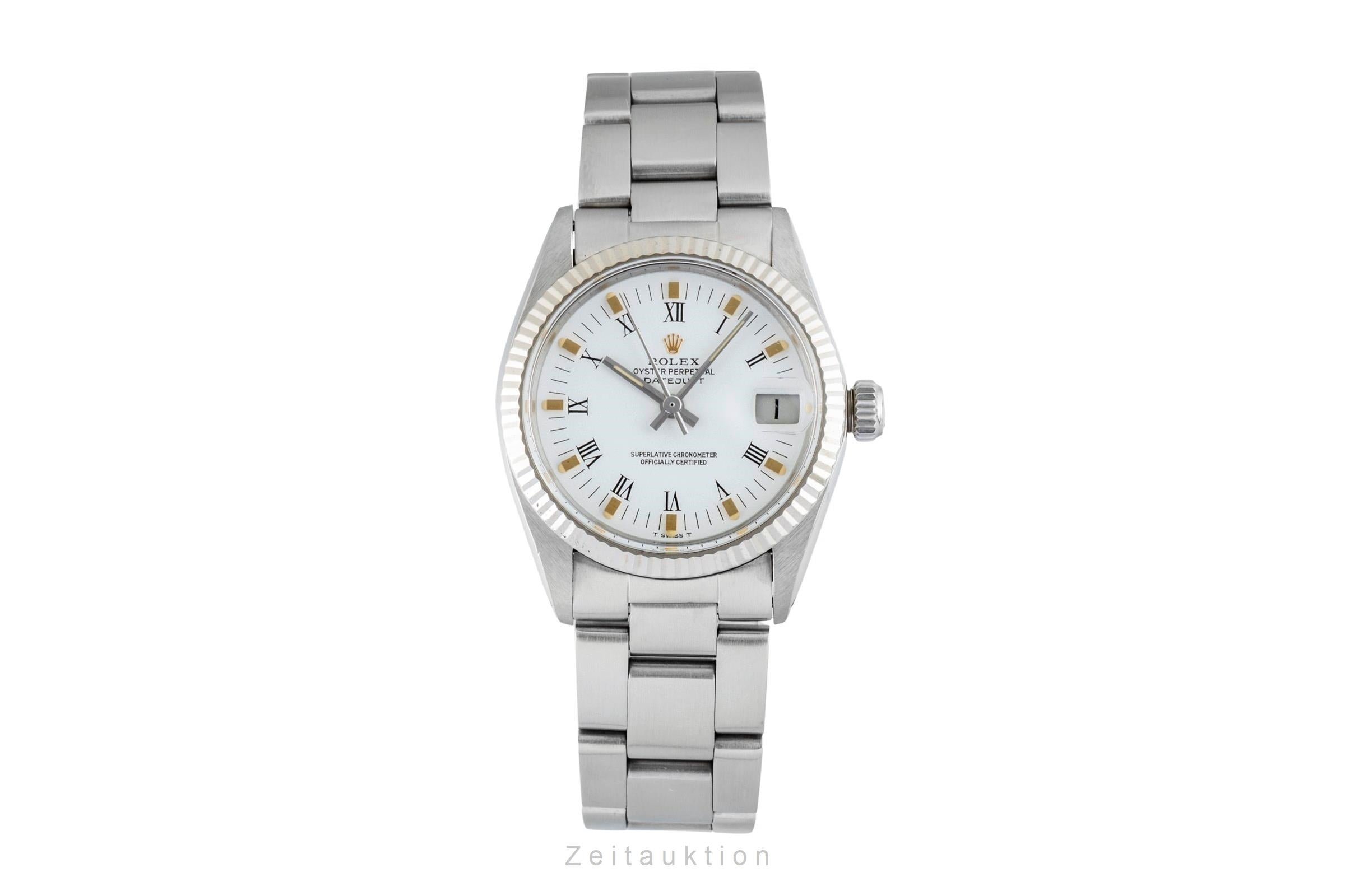 Rolex Datejust Stahl / Weissgold Automatik Damenuhr Ref. 6827 Vintage  [2602855]