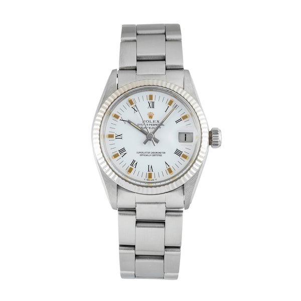 Rolex Datejust Stahl / Weissgold Automatik Damenuhr Ref. 6827 Vintage  [2602855]