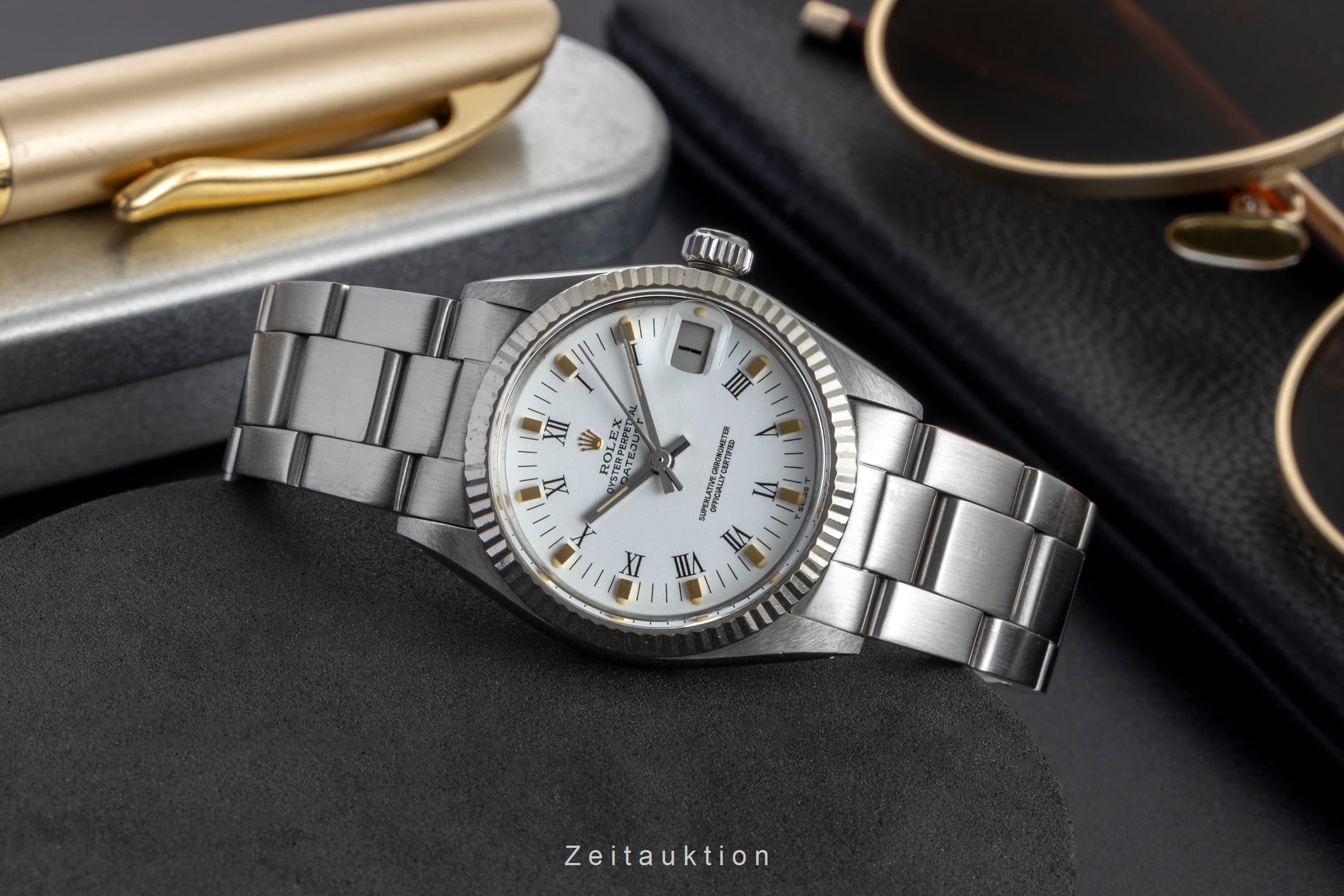 Rolex Datejust Stahl / Weissgold Automatik Damenuhr Ref. 6827 Vintage  [2602855]