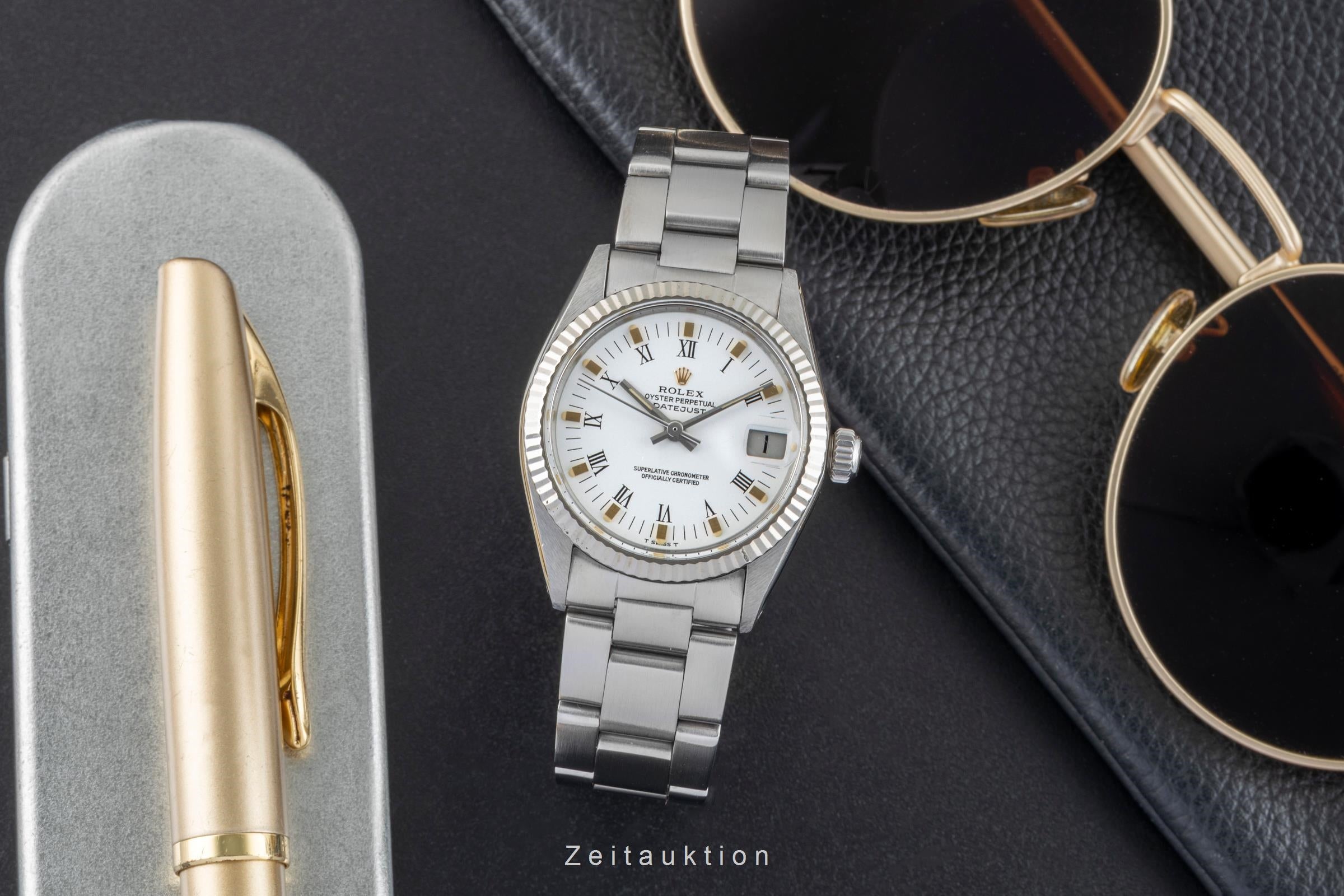 Rolex Datejust Stahl / Weissgold Automatik Damenuhr Ref. 6827 Vintage  [2602855]