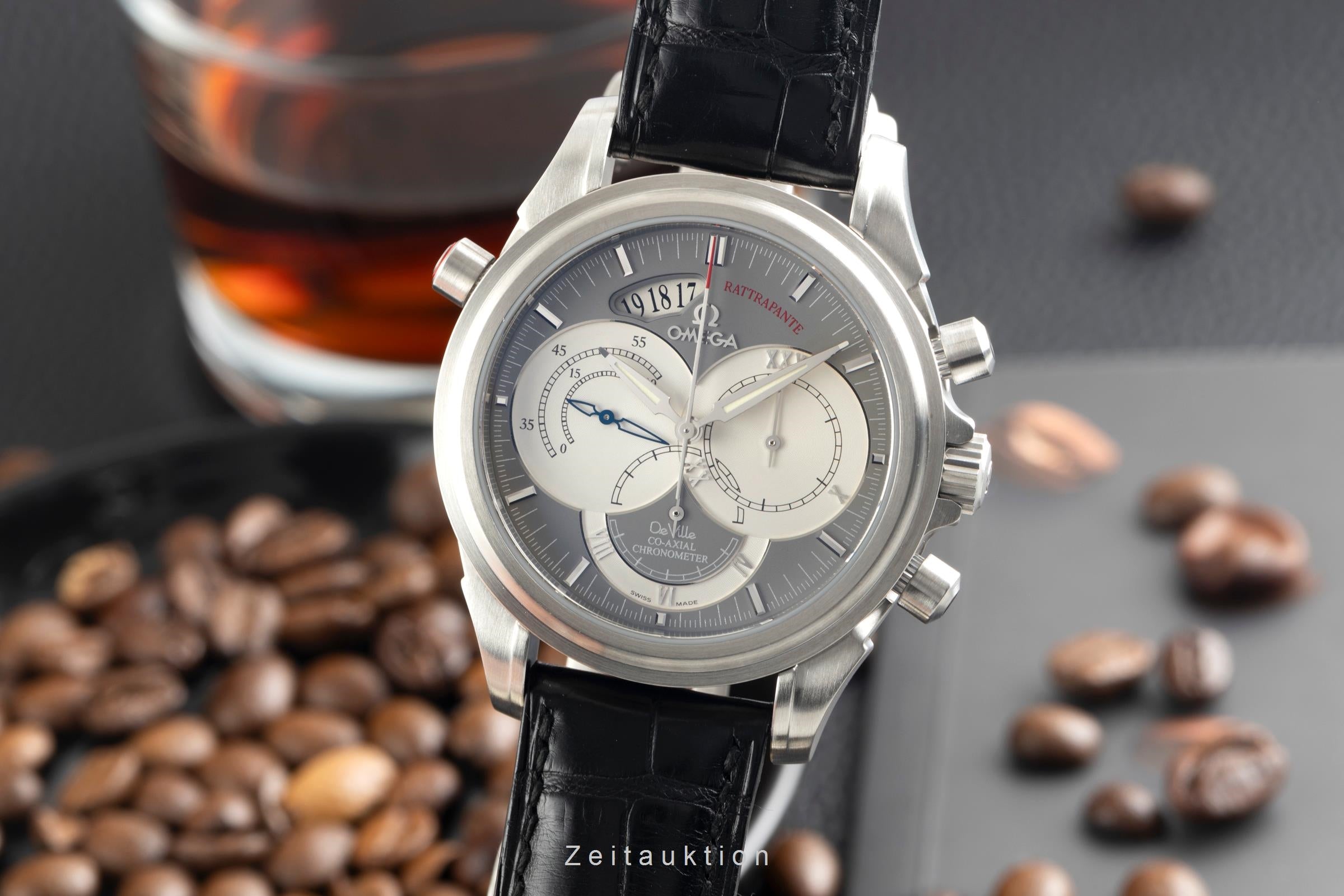 Omega De Ville chronograph steel automatic men's watch 4848.40.31  [2602857]