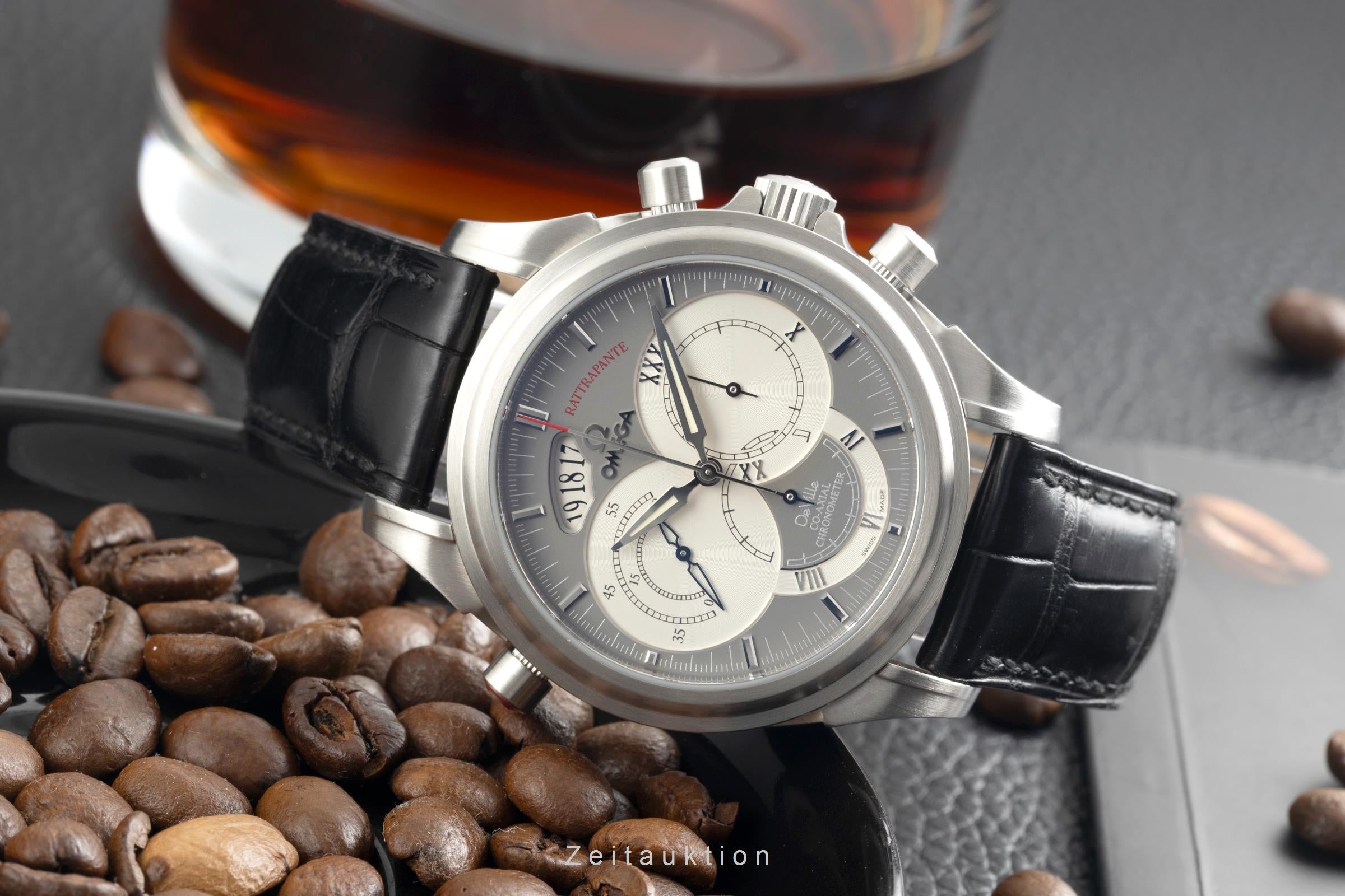 Omega De Ville chronograph steel automatic men's watch 4848.40.31  [2602857]