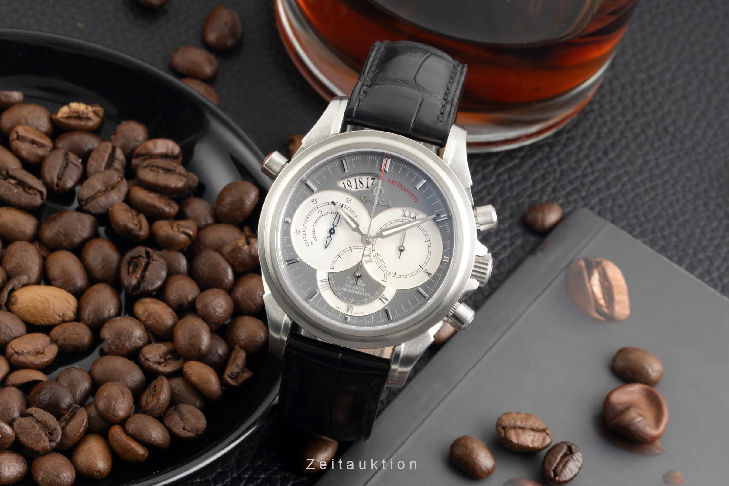 Omega De Ville chronograph steel automatic men's watch 4848.40.31  [2602857]