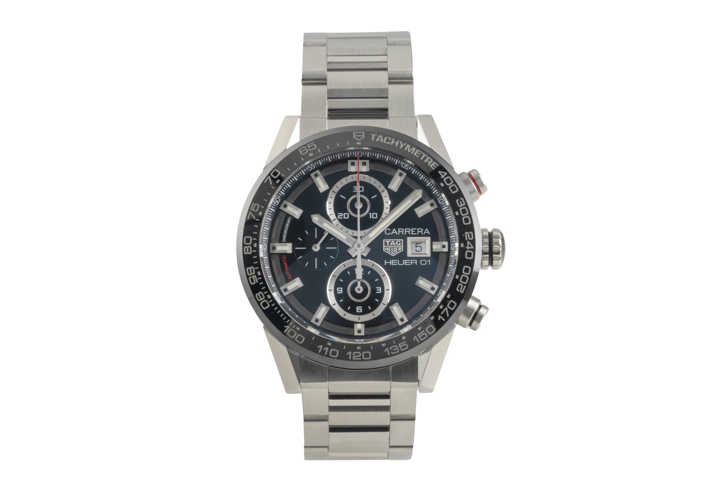 Tag Heuer Carrera cronógrafo acero automático reloj para caballeros CAR201Z.BA0714  [2602859]